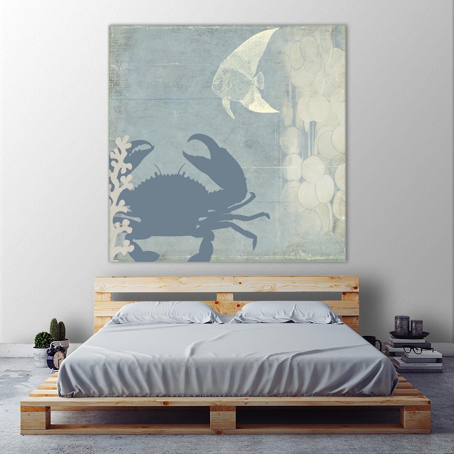 Ocean Life II by PI Studio on GIANT ART - beige nautical