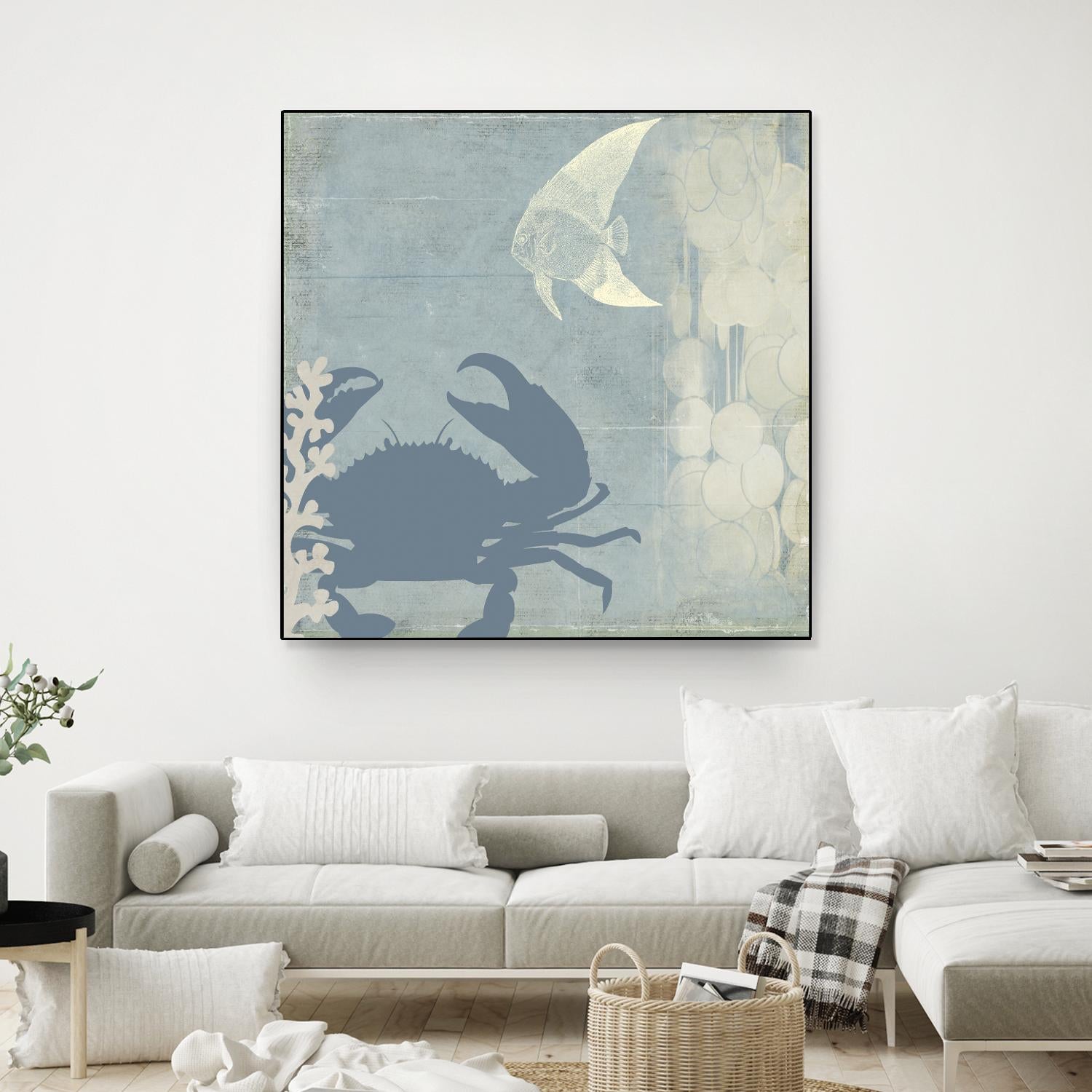 Ocean Life II by PI Studio on GIANT ART - beige nautical