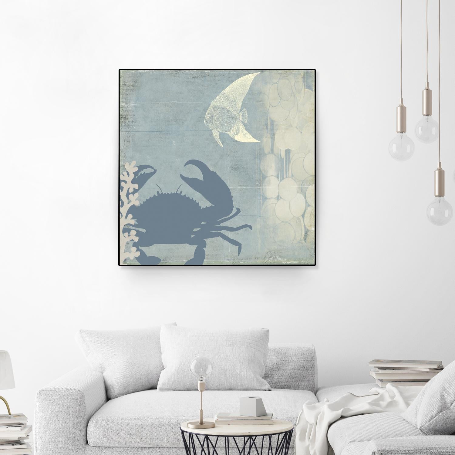 Ocean Life II by PI Studio on GIANT ART - beige nautical