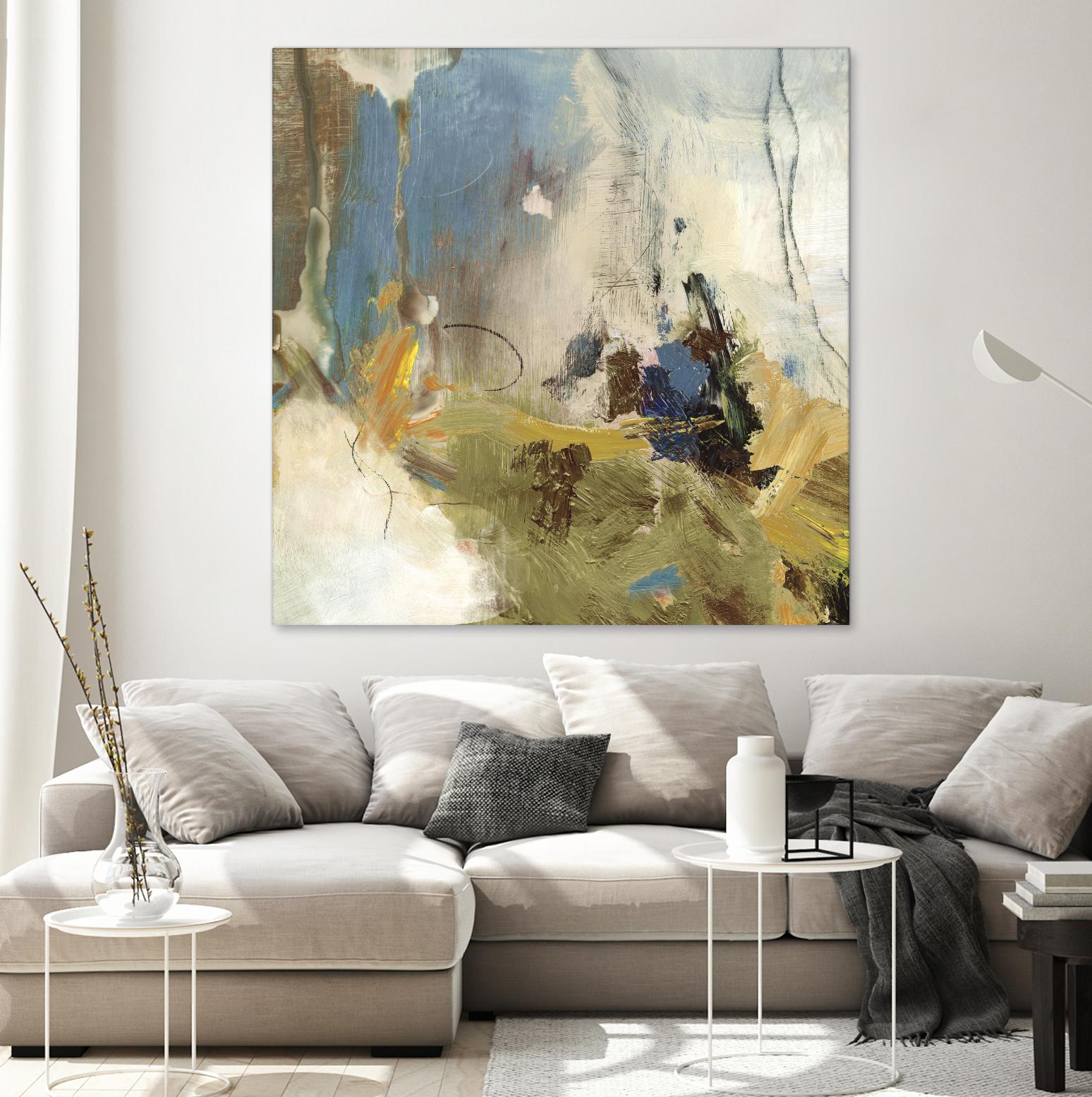 Crashing Waves I by PI Studio on GIANT ART - blue abstract