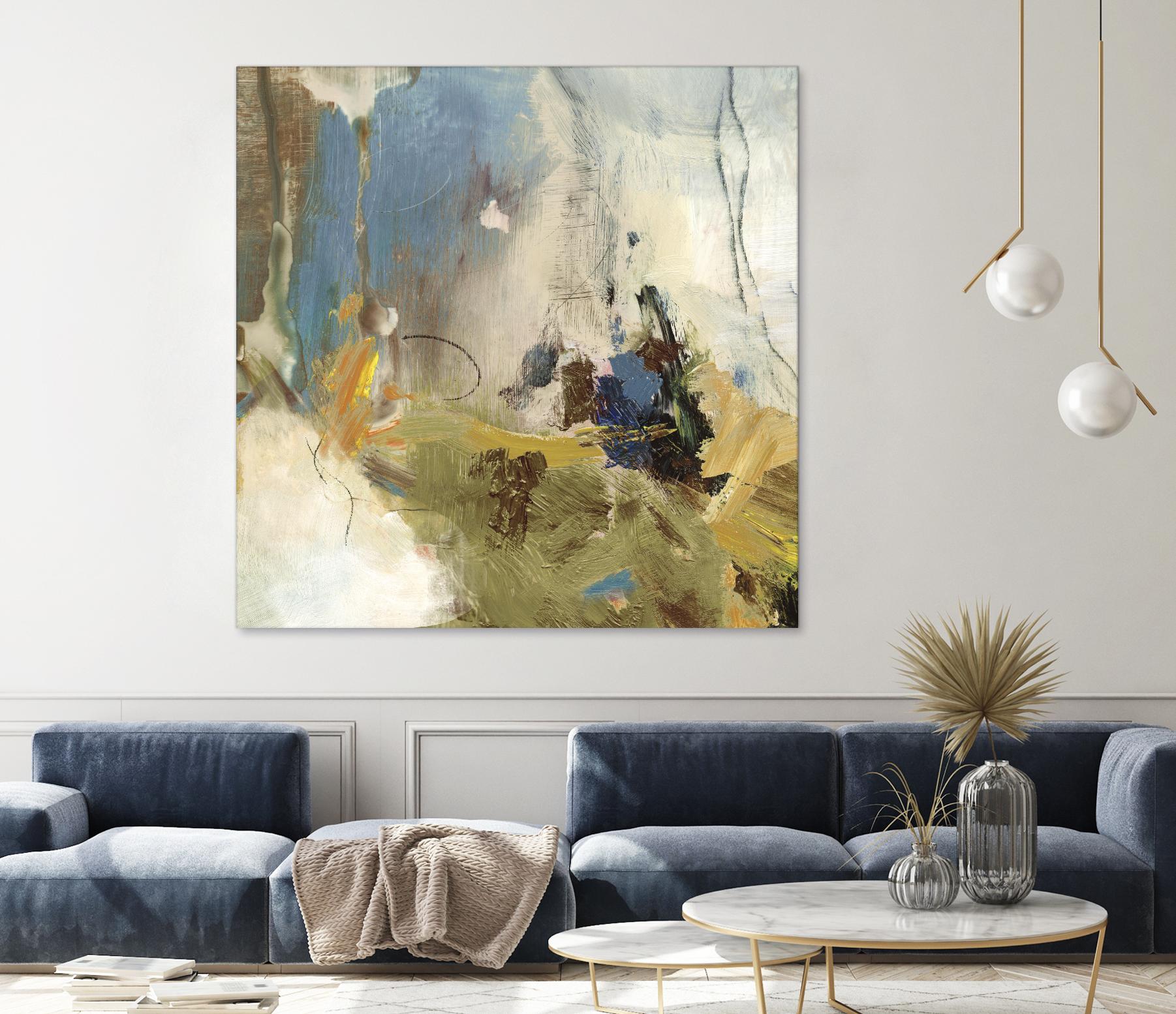 Crashing Waves I by PI Studio on GIANT ART - blue abstract