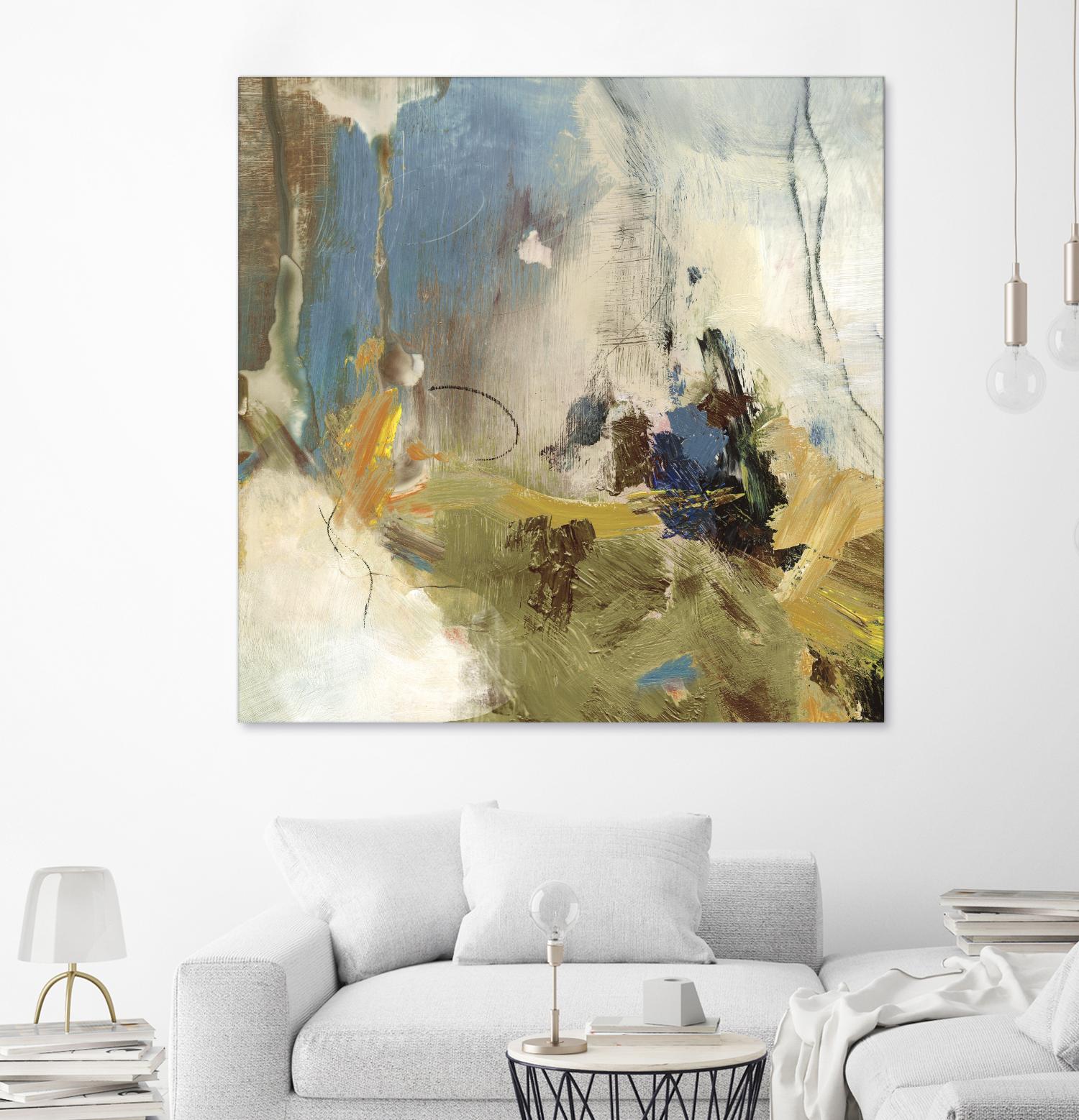 Crashing Waves I by PI Studio on GIANT ART - blue abstract