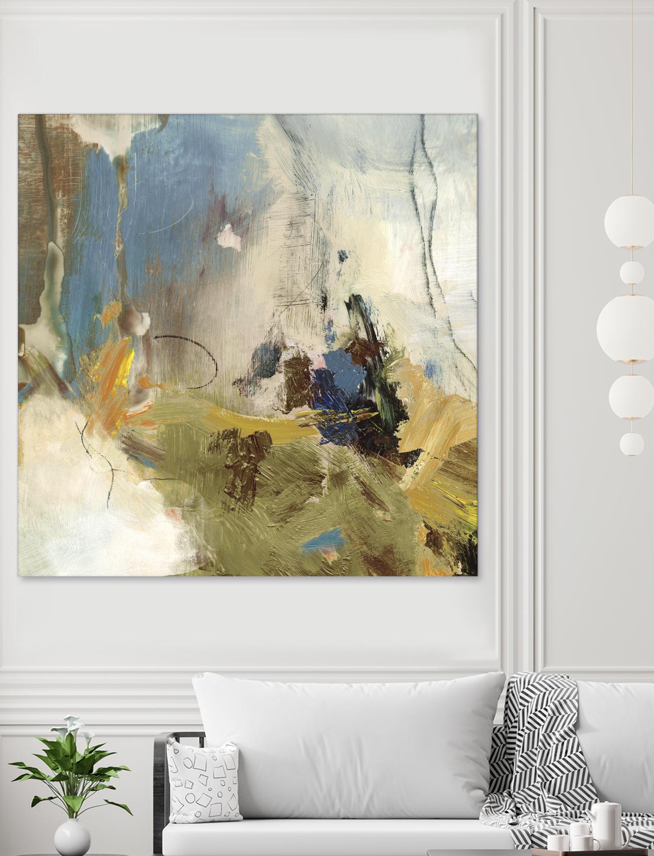 Crashing Waves I by PI Studio on GIANT ART - blue abstract