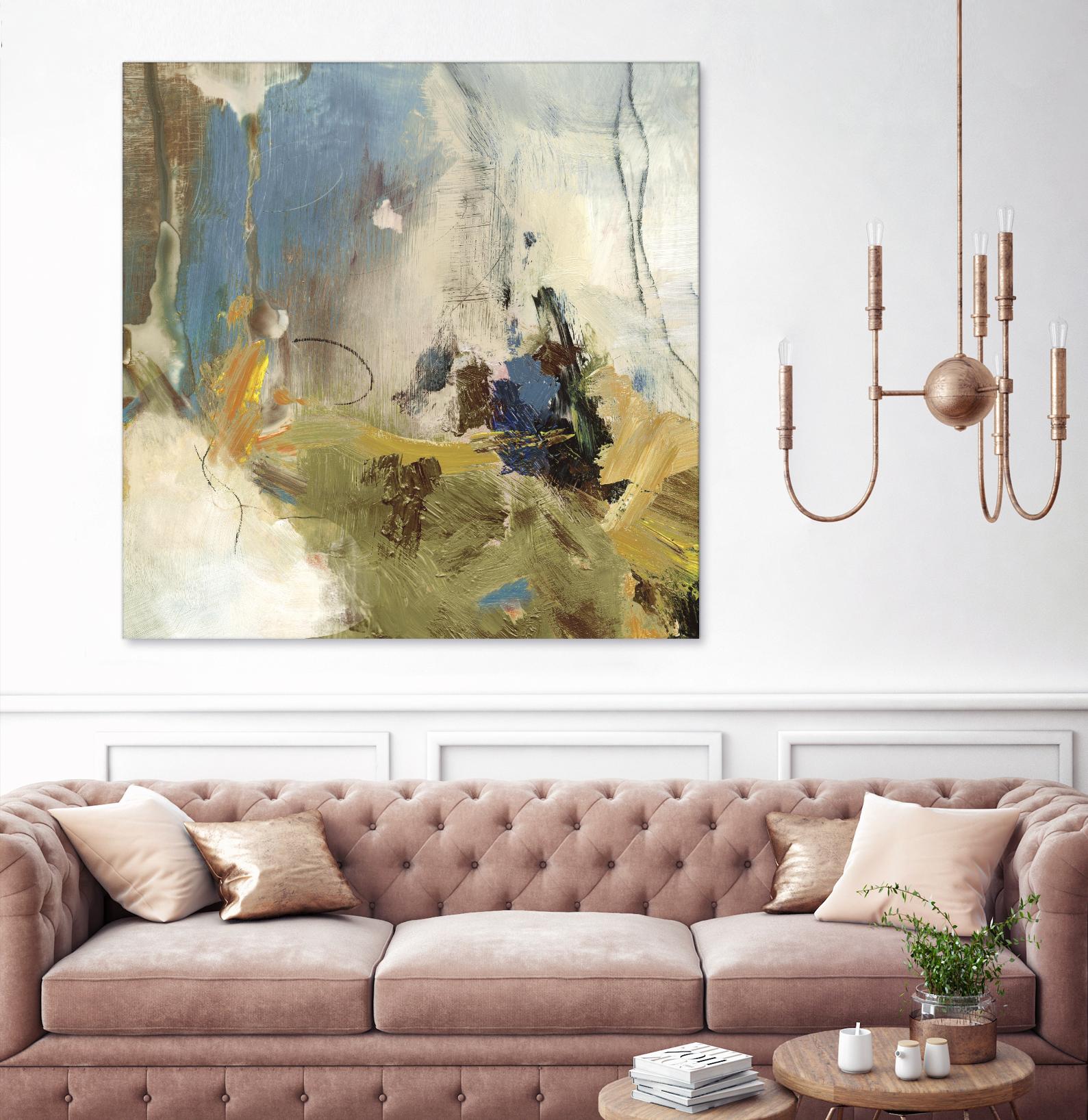 Crashing Waves I by PI Studio on GIANT ART - blue abstract