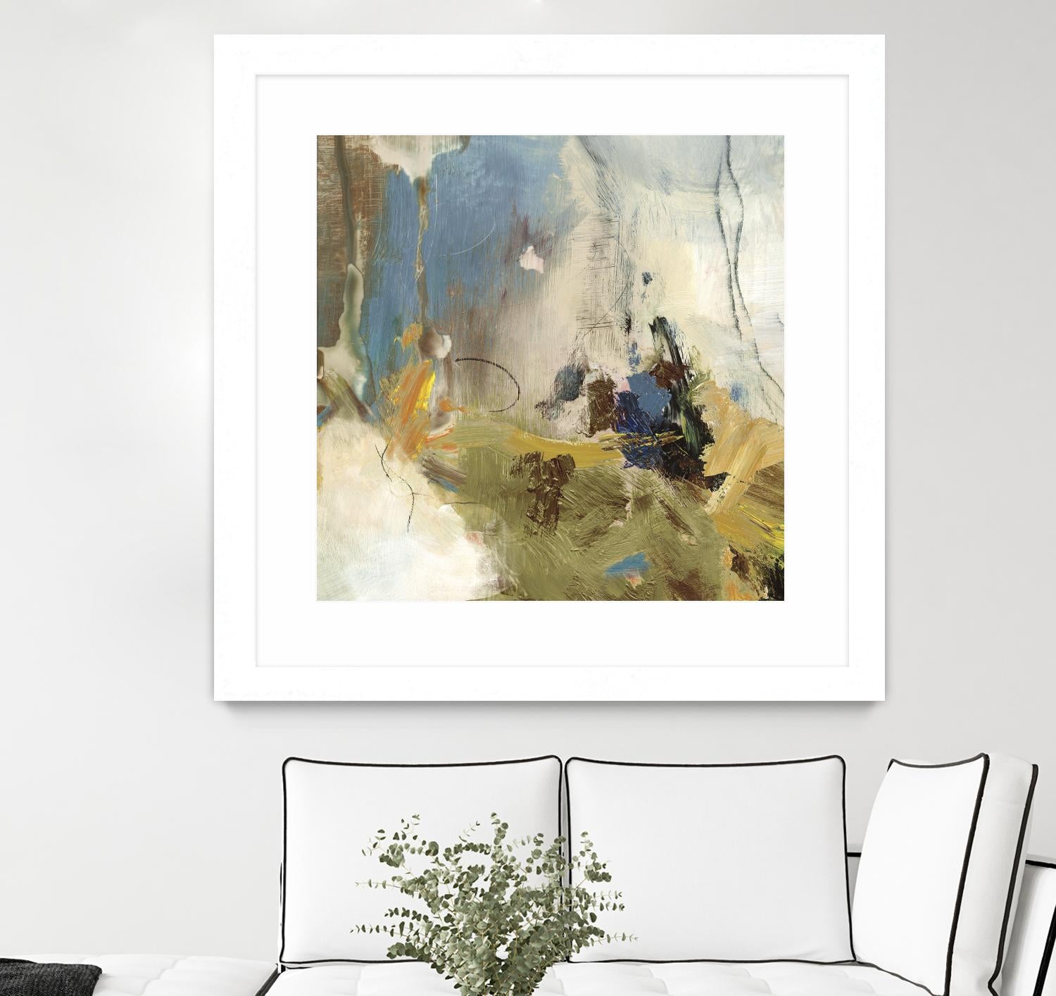 Crashing Waves I by PI Studio on GIANT ART - blue abstract