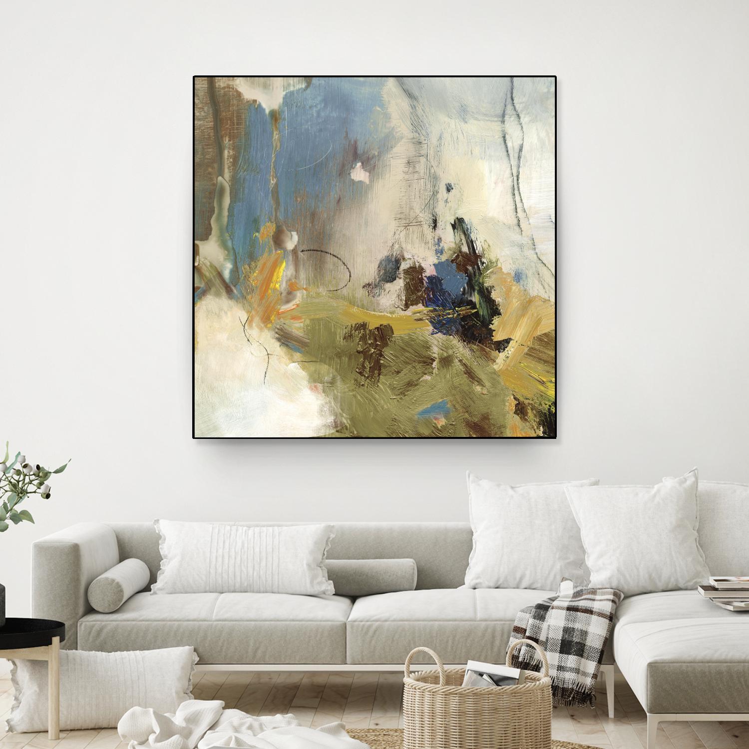 Crashing Waves I by PI Studio on GIANT ART - blue abstract