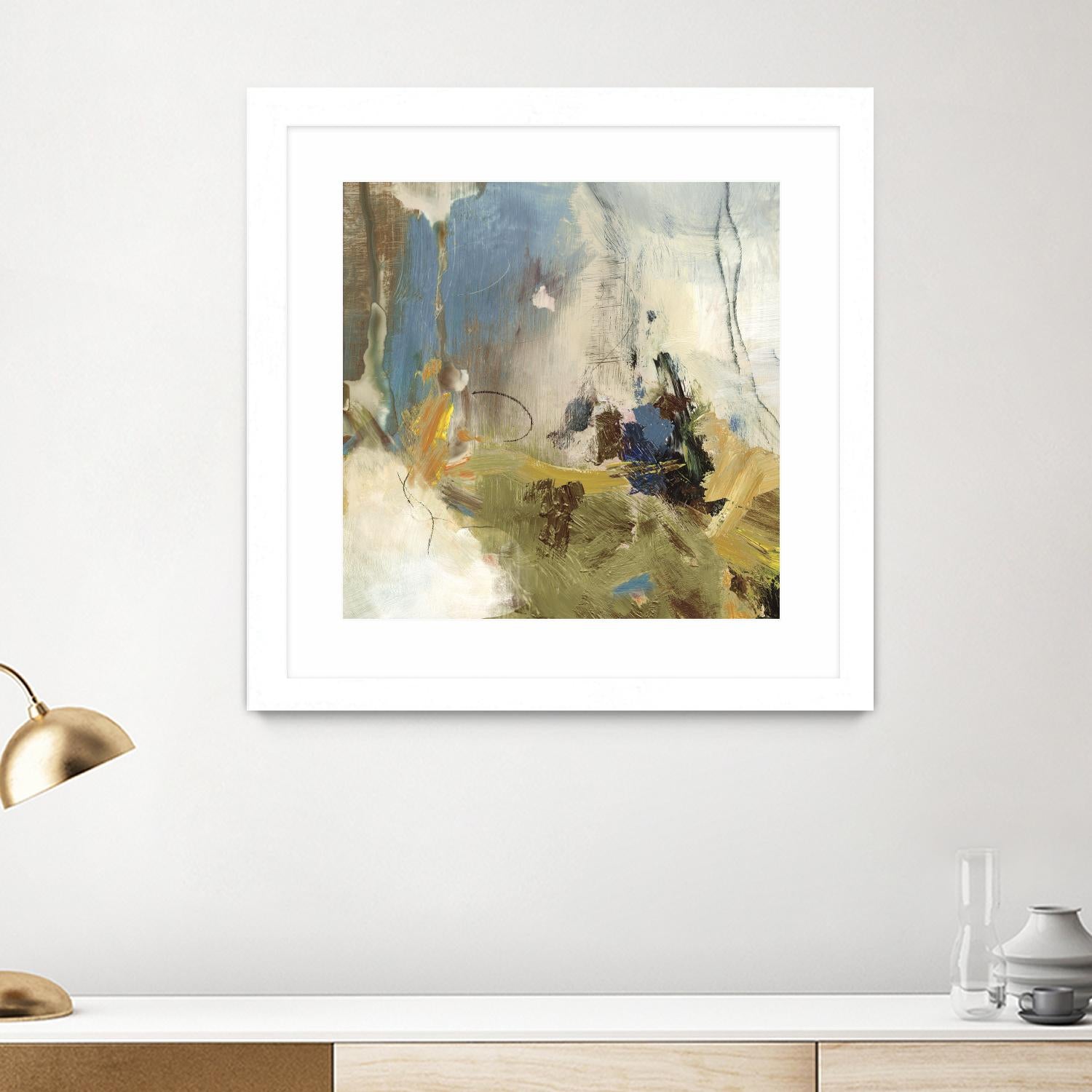 Crashing Waves I by PI Studio on GIANT ART - blue abstract