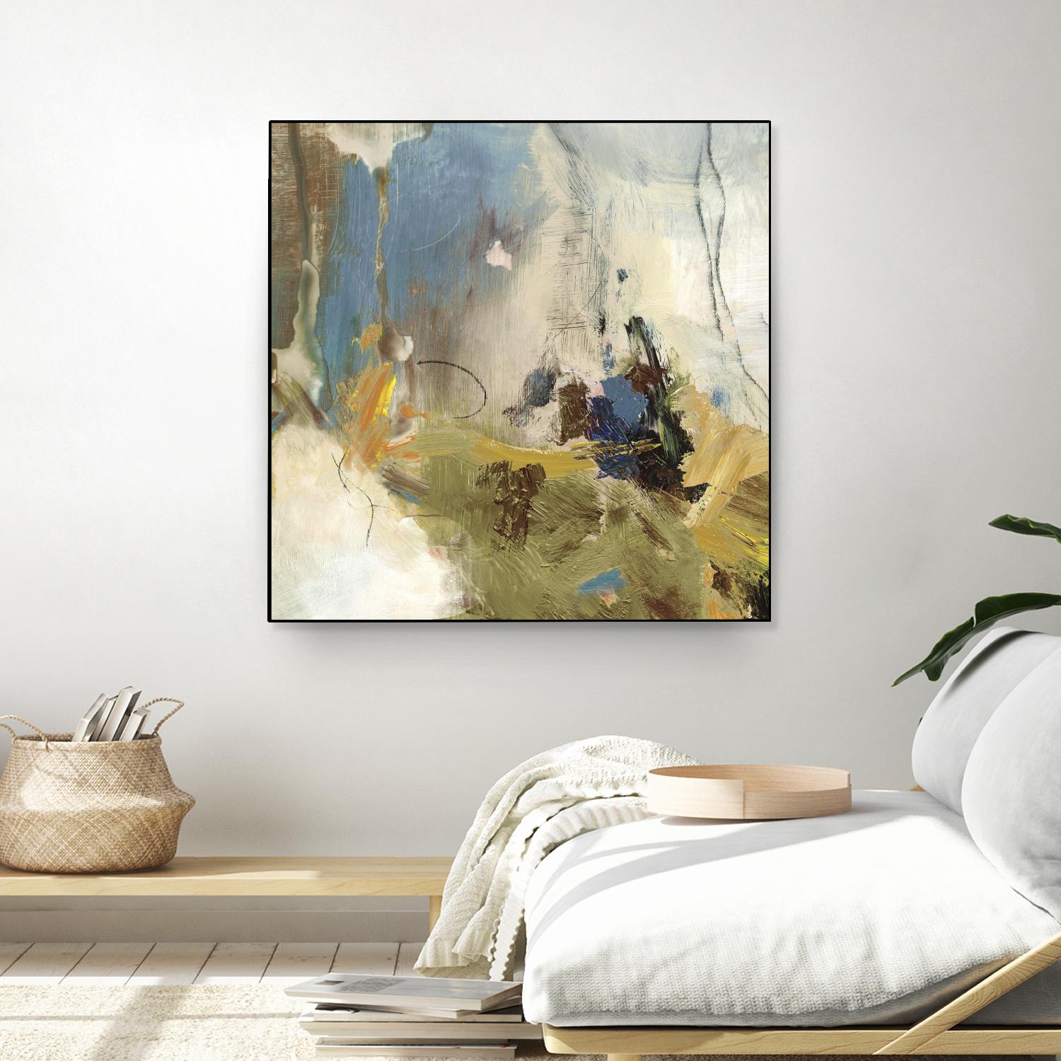 Crashing Waves I by PI Studio on GIANT ART - blue abstract