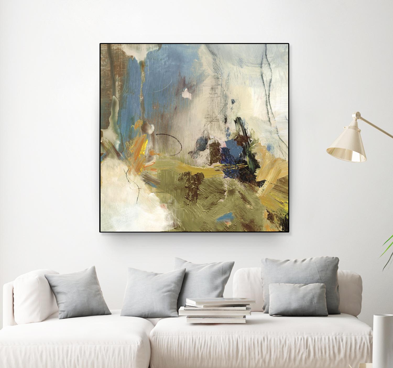 Crashing Waves I by PI Studio on GIANT ART - blue abstract