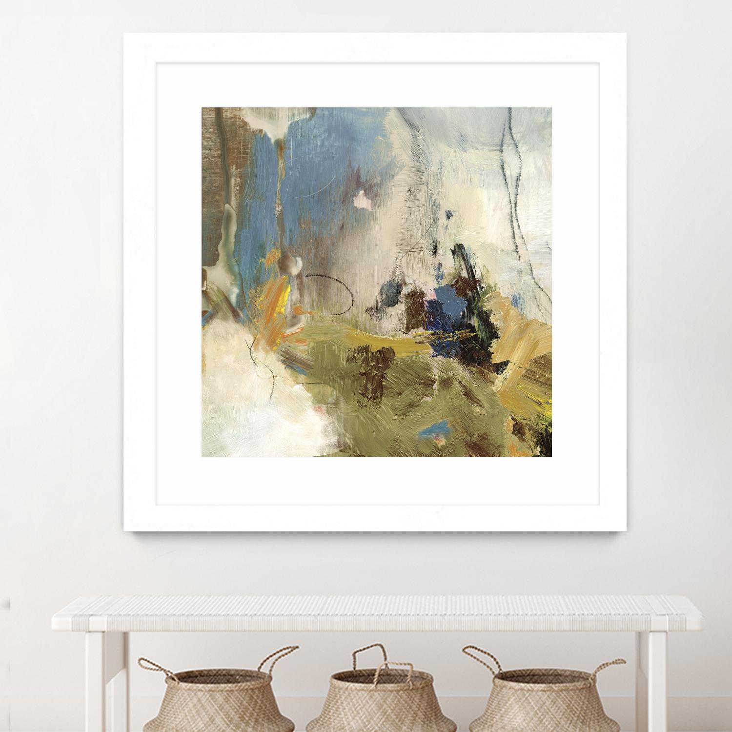 Crashing Waves I by PI Studio on GIANT ART - blue abstract