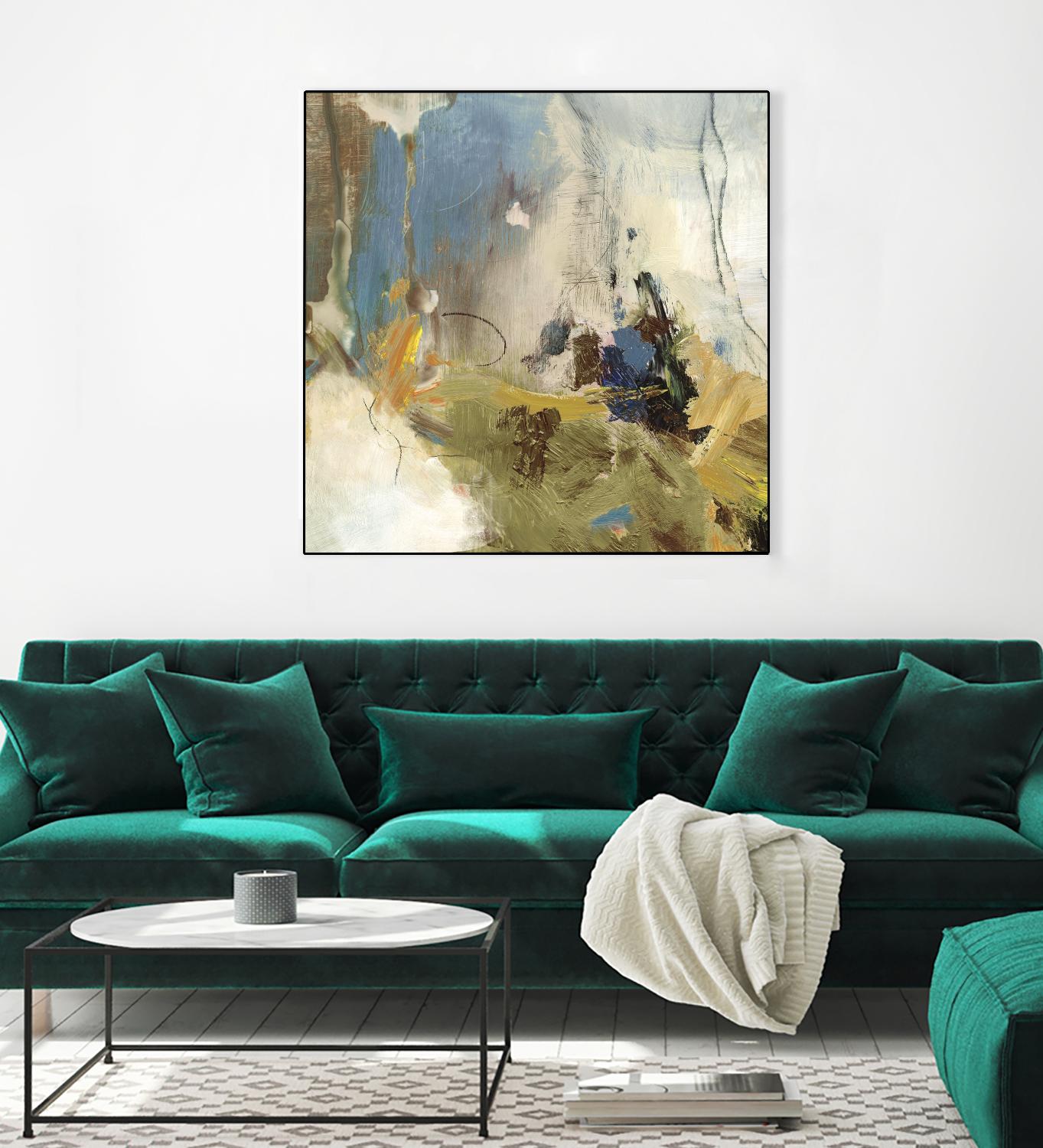 Crashing Waves I by PI Studio on GIANT ART - blue abstract