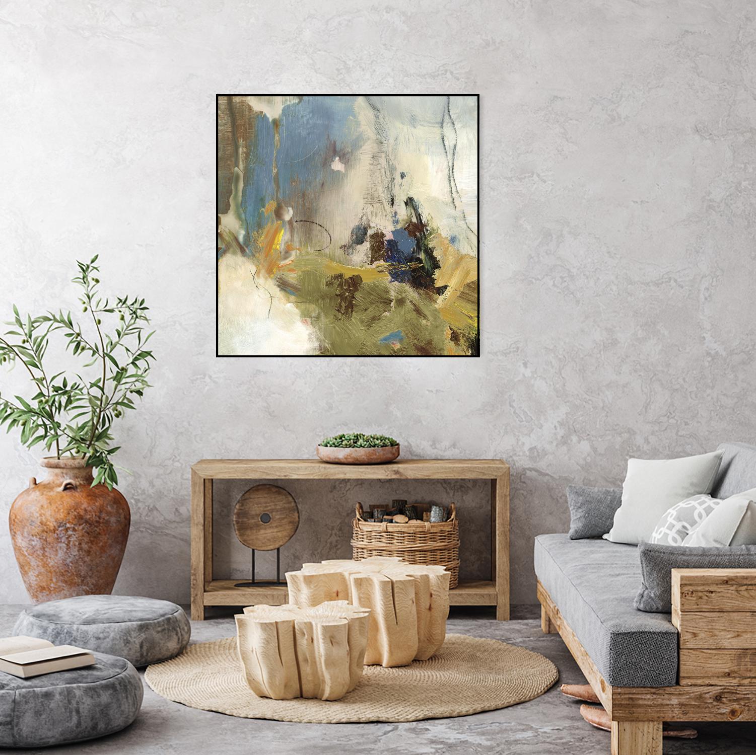 Crashing Waves I by PI Studio on GIANT ART - blue abstract