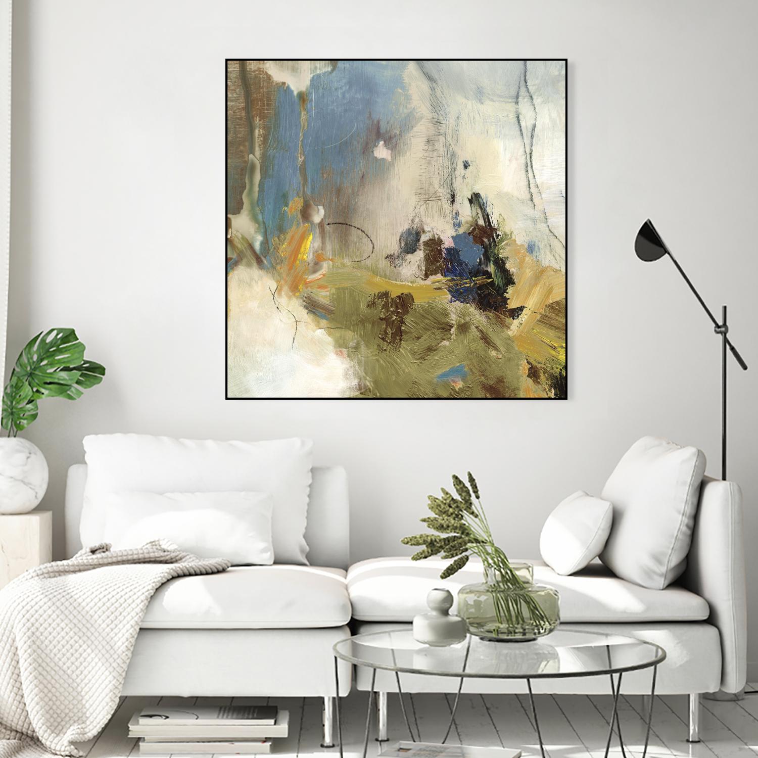 Crashing Waves I by PI Studio on GIANT ART - blue abstract