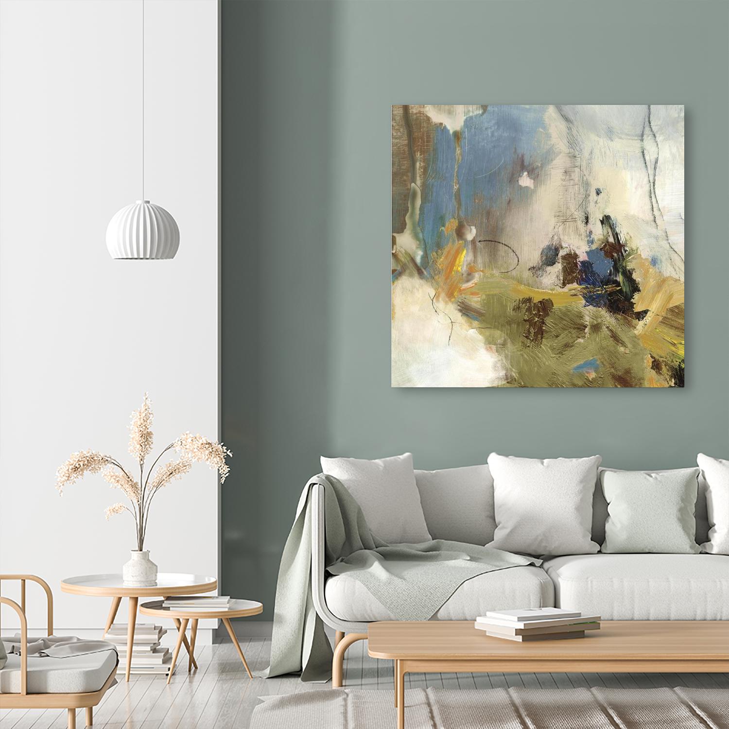 Crashing Waves I by PI Studio on GIANT ART - blue abstract