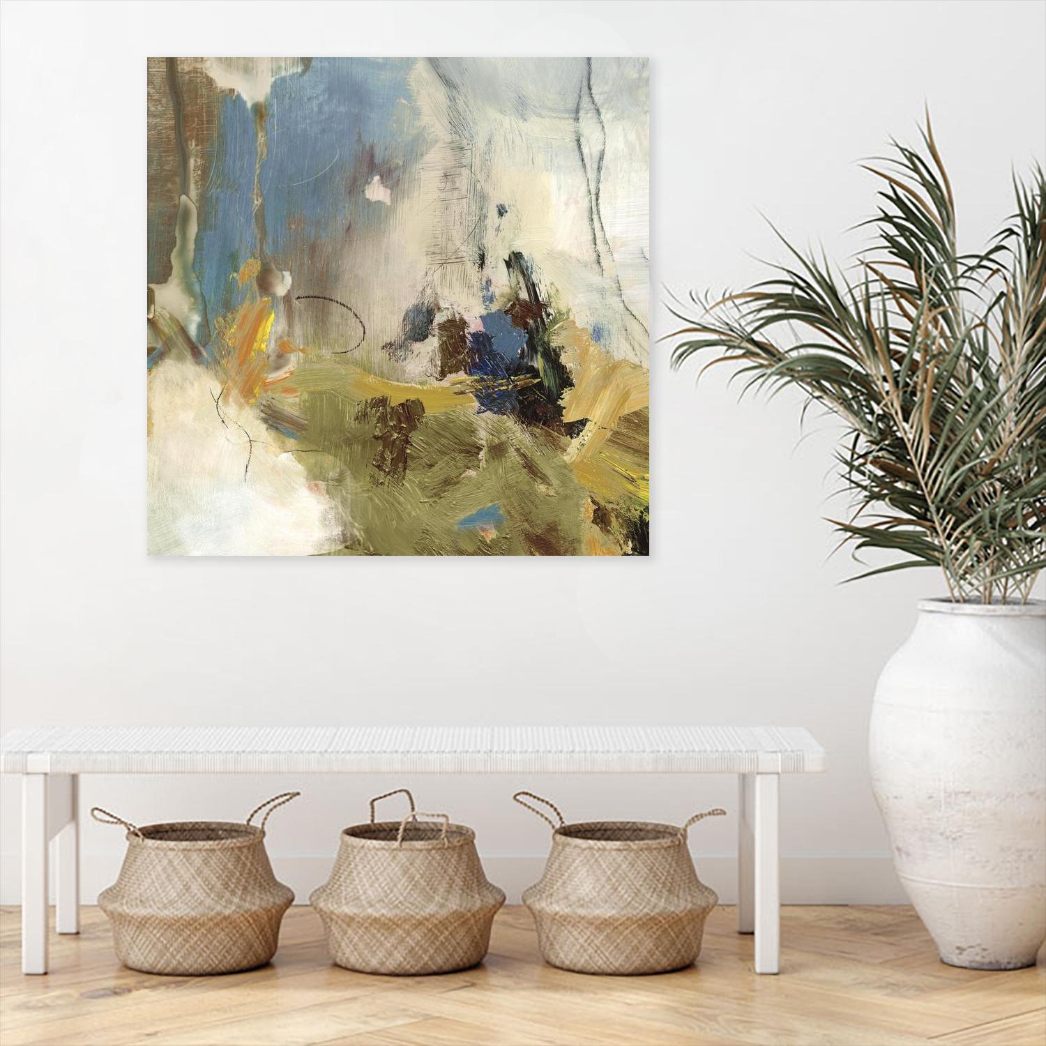 Crashing Waves I by PI Studio on GIANT ART - blue abstract