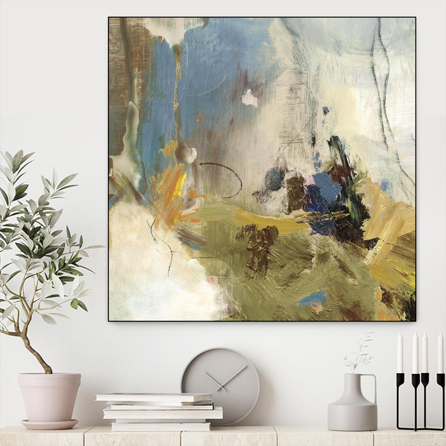 Crashing Waves I by PI Studio on GIANT ART - blue abstract