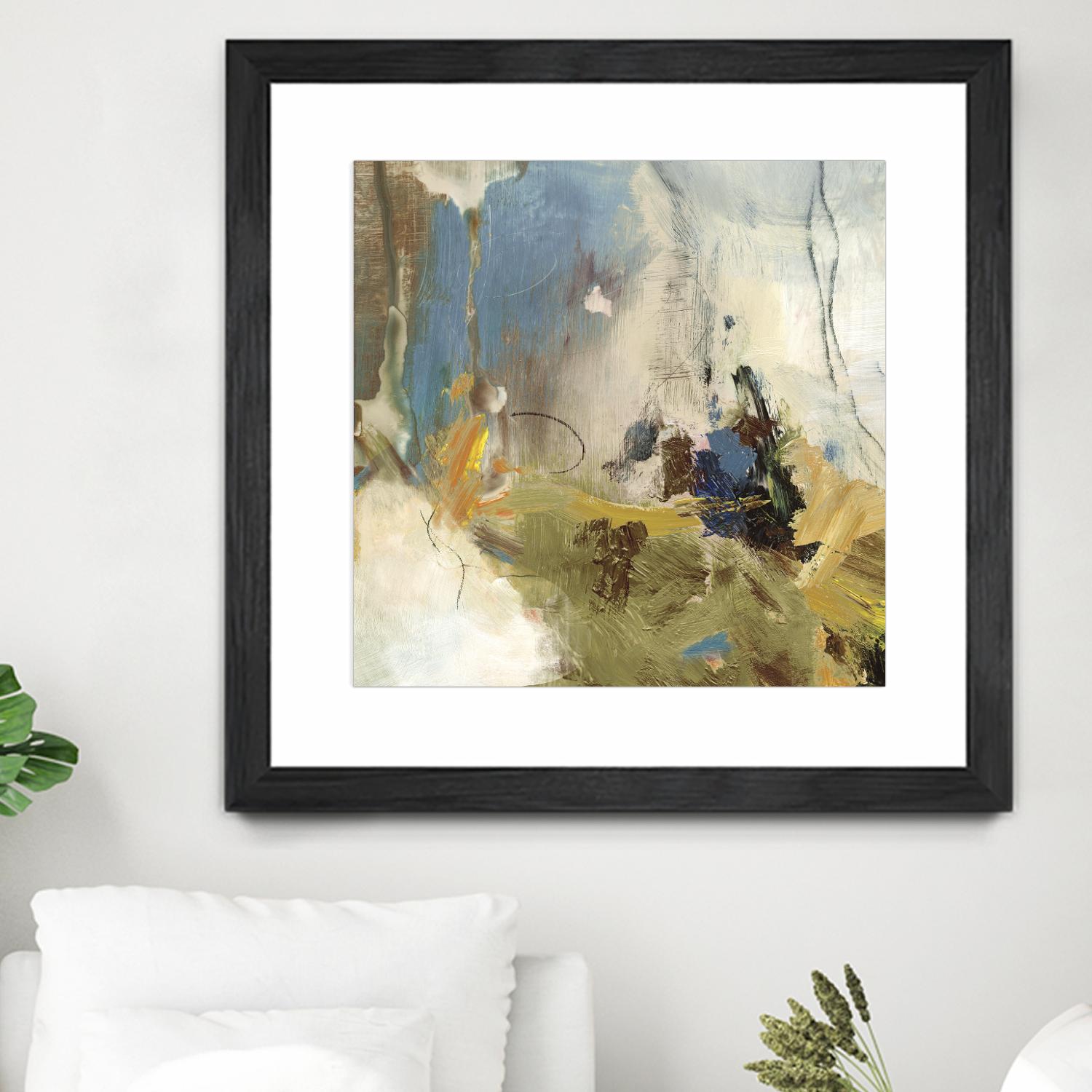 Crashing Waves I by PI Studio on GIANT ART - blue abstract