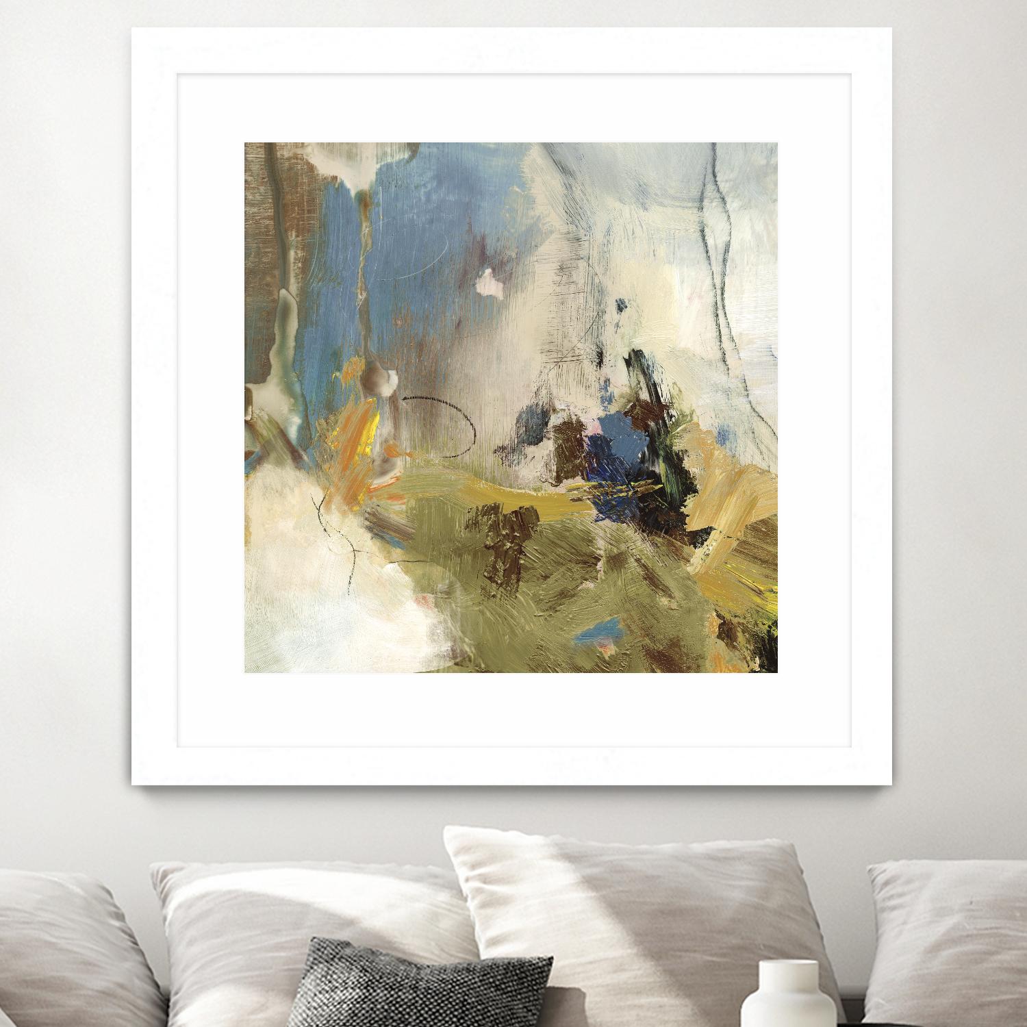 Crashing Waves I by PI Studio on GIANT ART - blue abstract