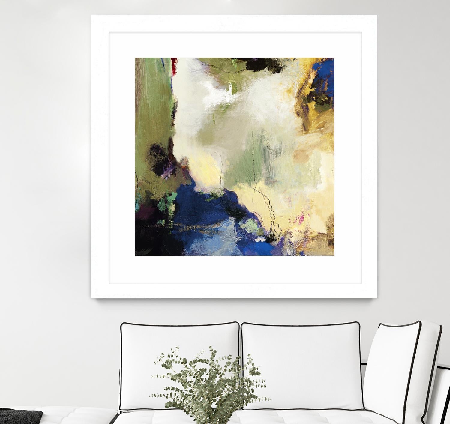 Elegant Mess by PI Studio on GIANT ART - beige abstract