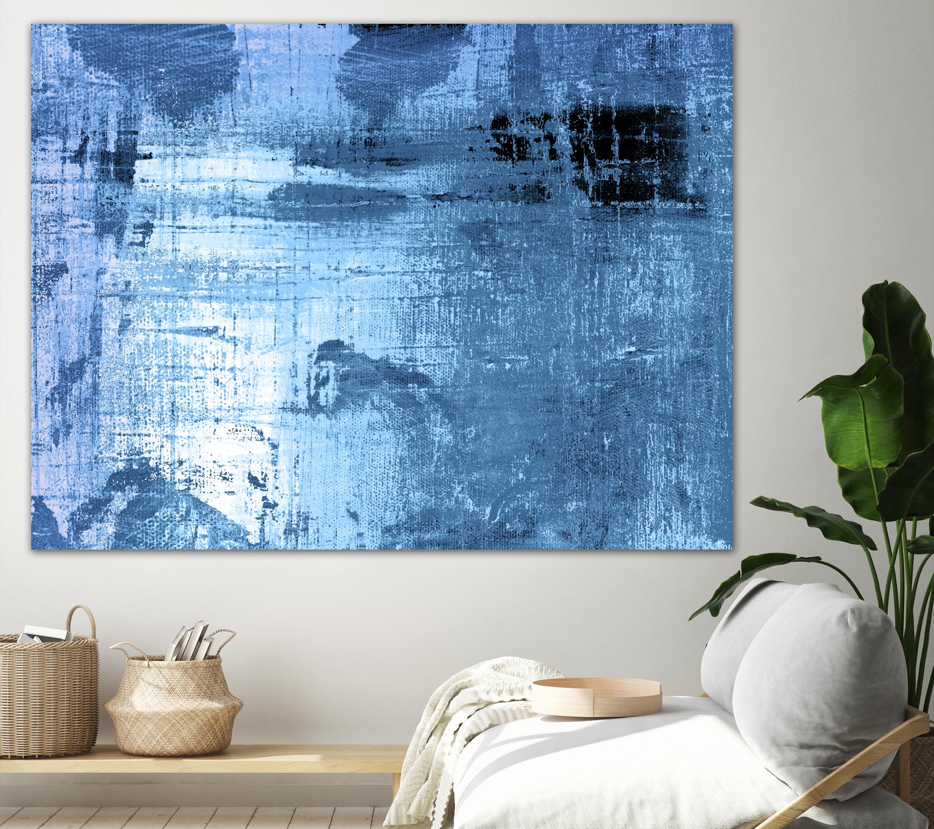 Bleu by PI Studio on GIANT ART - black abstract