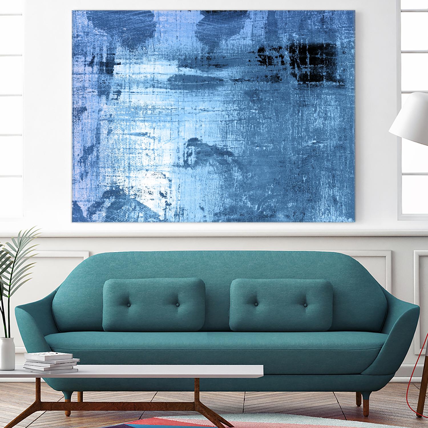 Bleu by PI Studio on GIANT ART - black abstract