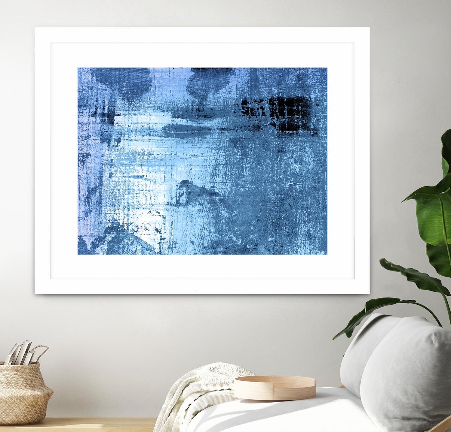Bleu by PI Studio on GIANT ART - black abstract