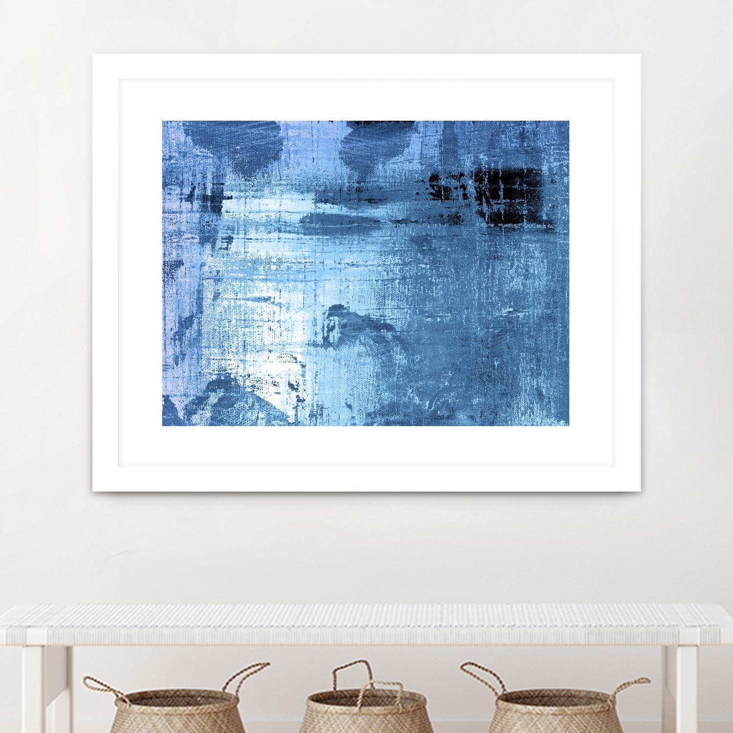 Bleu by PI Studio on GIANT ART - black abstract