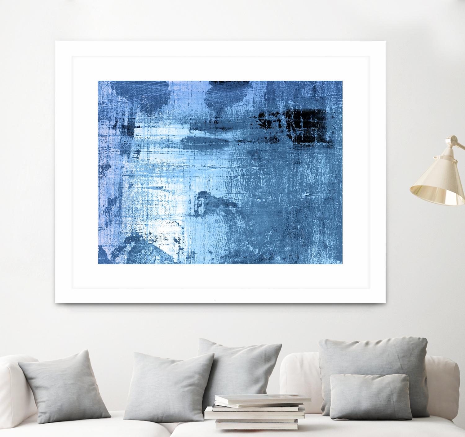 Bleu by PI Studio on GIANT ART - black abstract