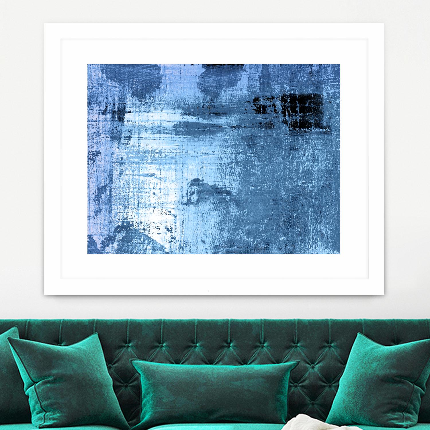 Bleu by PI Studio on GIANT ART - black abstract