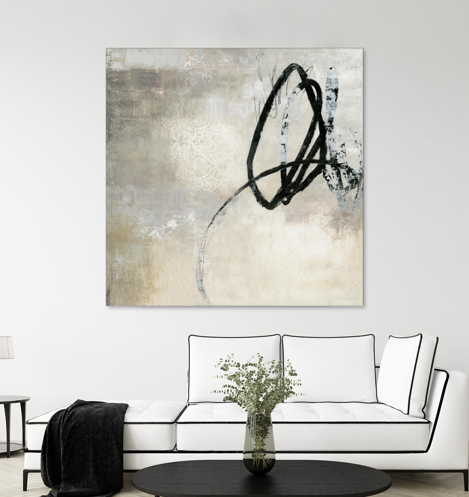 Soft Touch I by PI Studio on GIANT ART - beige abstract