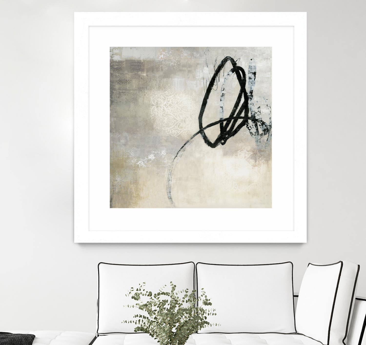 Soft Touch I by PI Studio on GIANT ART - beige abstract