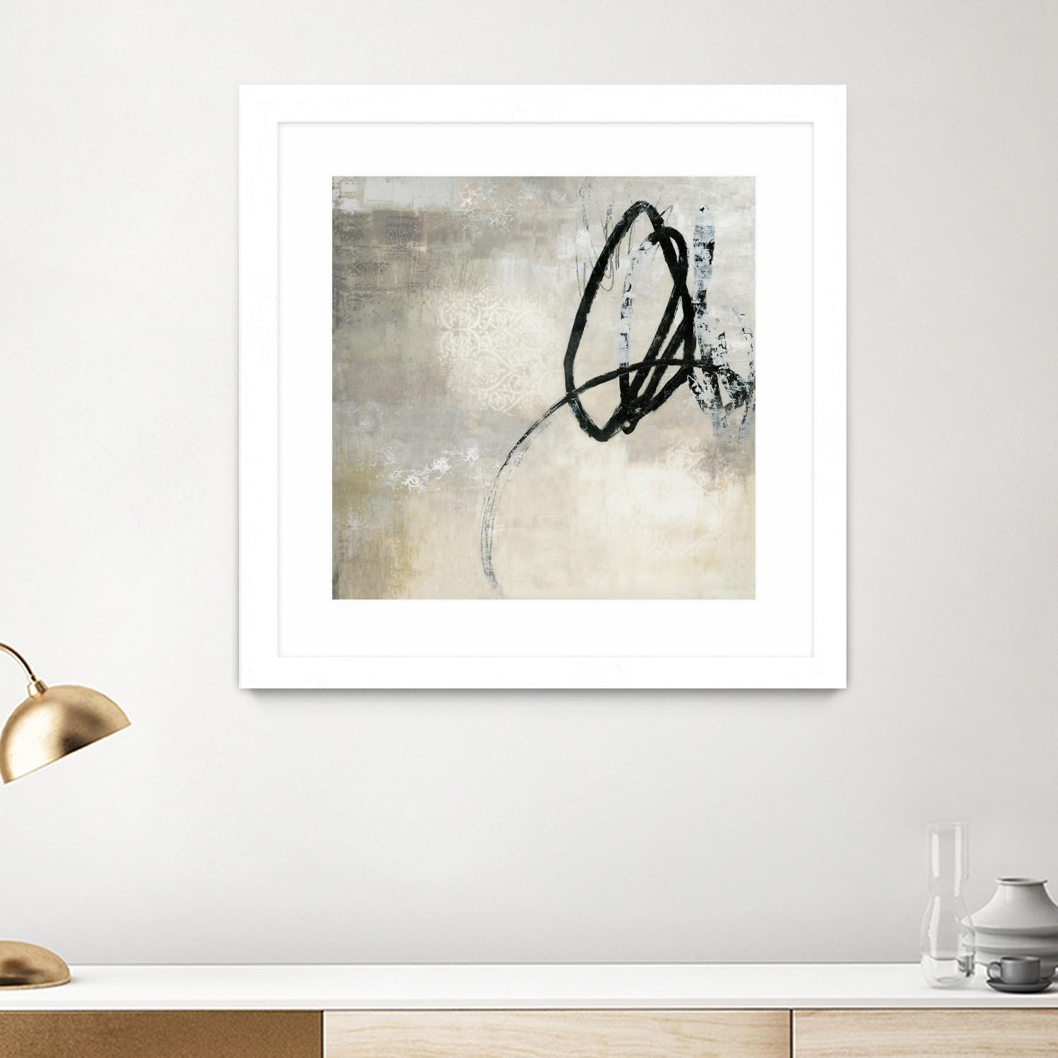 Soft Touch I by PI Studio on GIANT ART - beige abstract