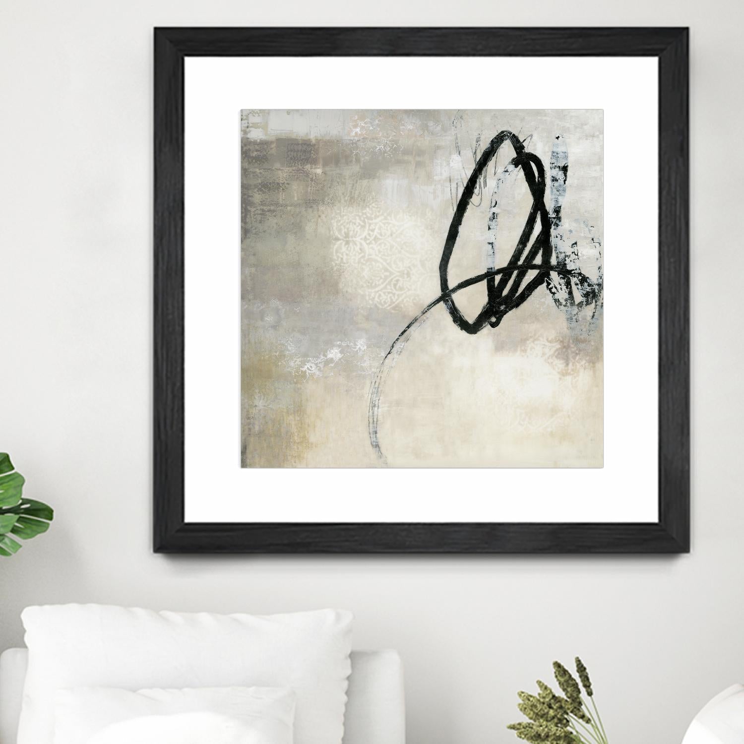 Soft Touch I by PI Studio on GIANT ART - beige abstract