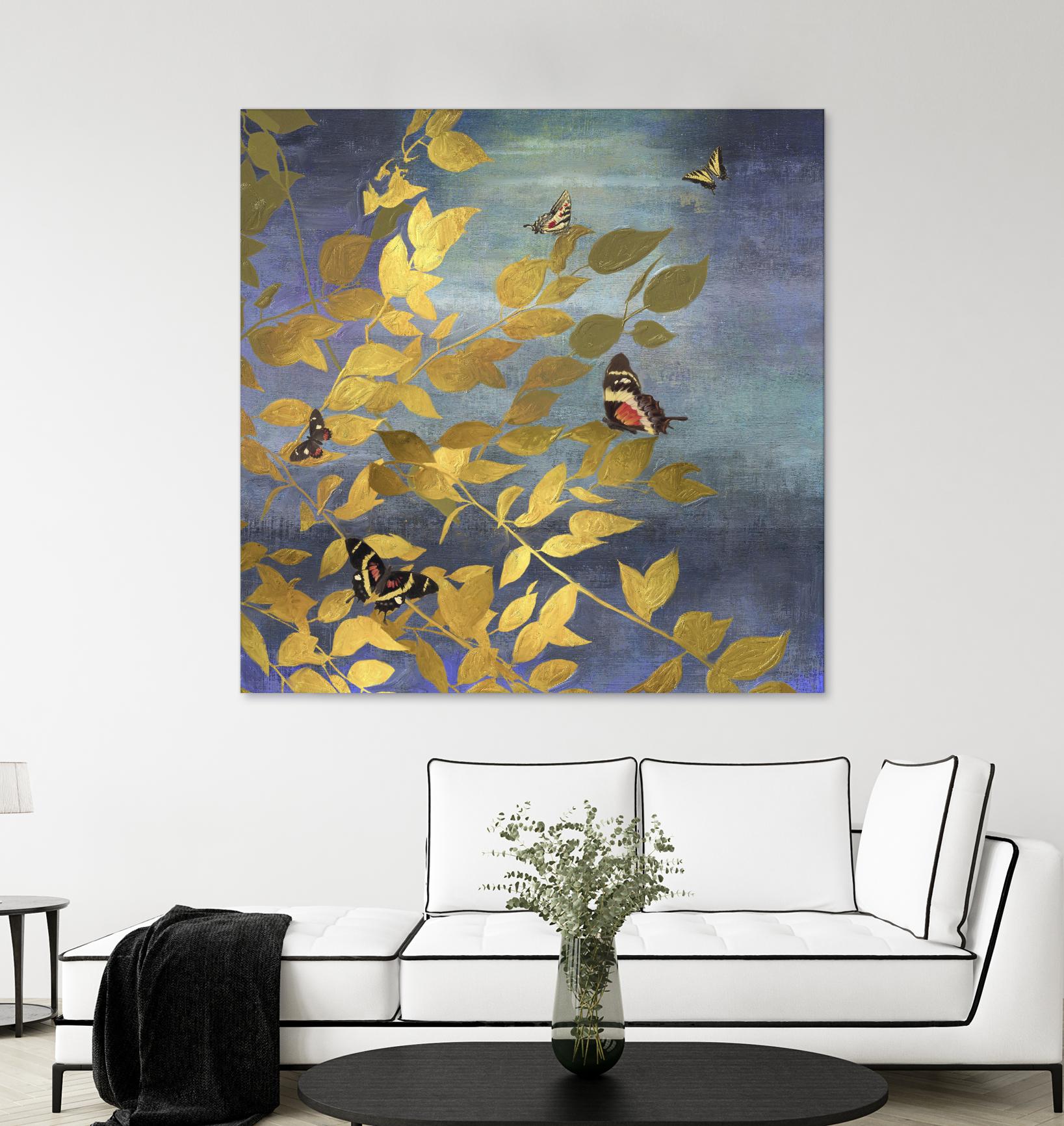 Meadow View by PI Studio on GIANT ART - yellow floral