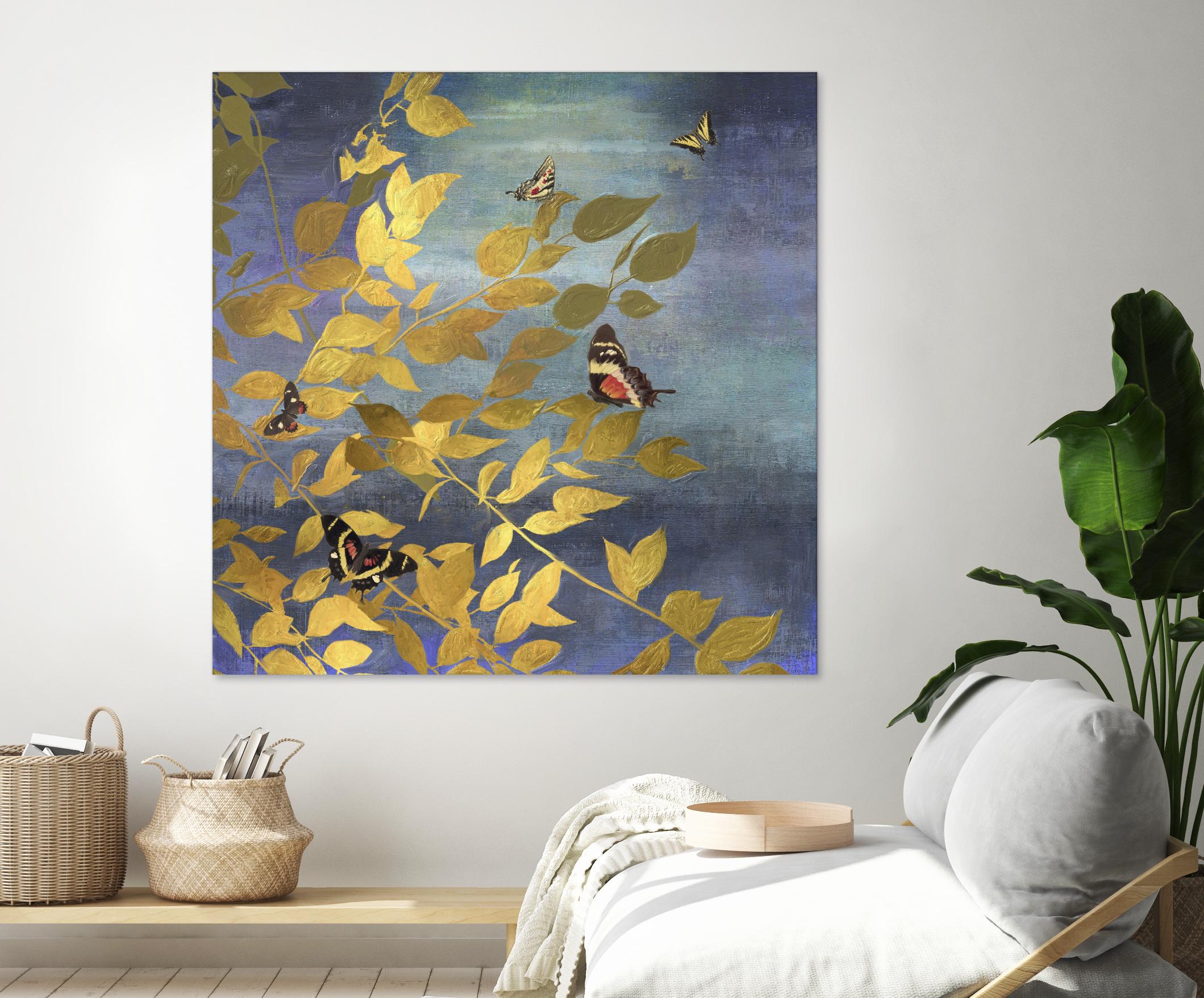 Meadow View by PI Studio on GIANT ART - yellow floral