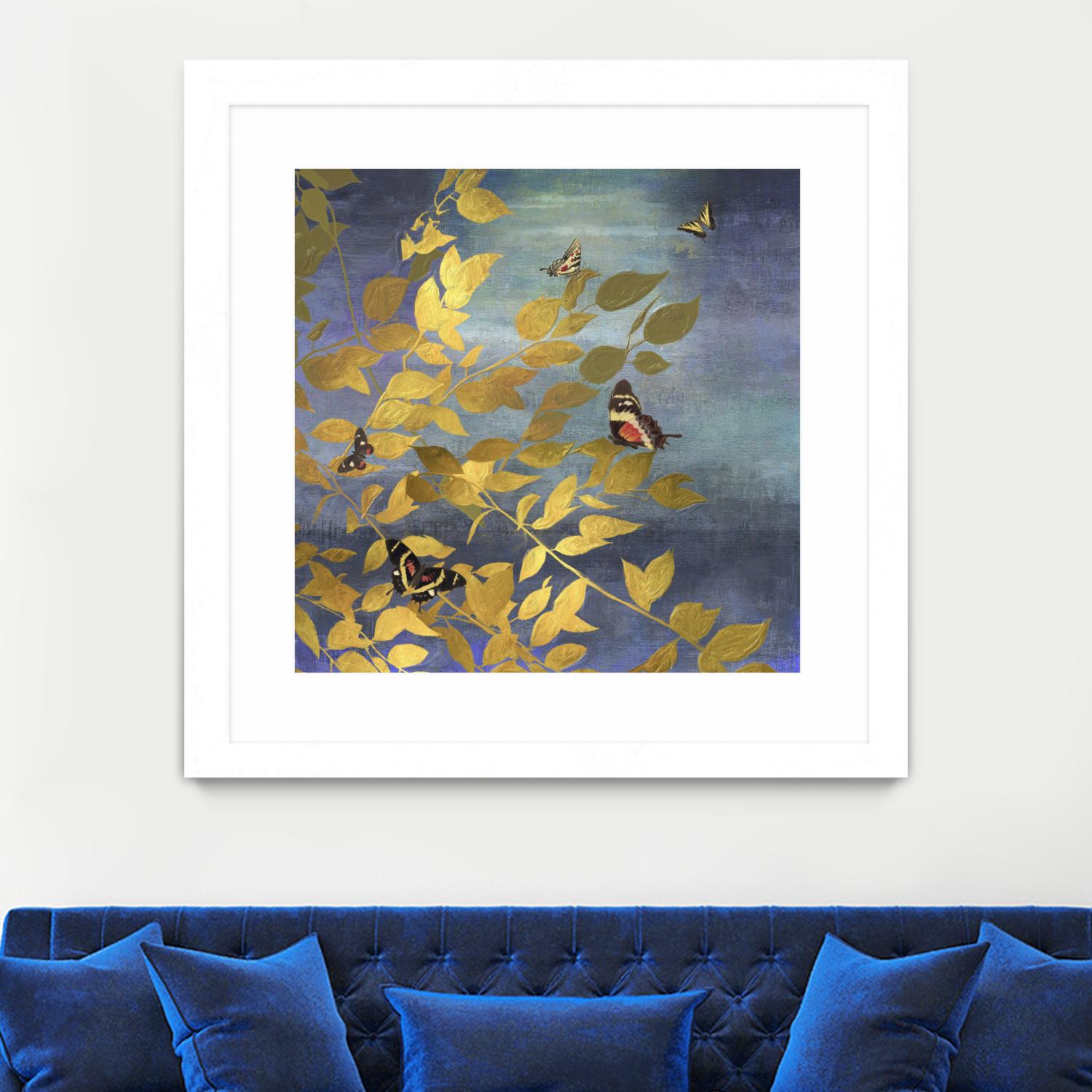 Meadow View by PI Studio on GIANT ART - yellow floral