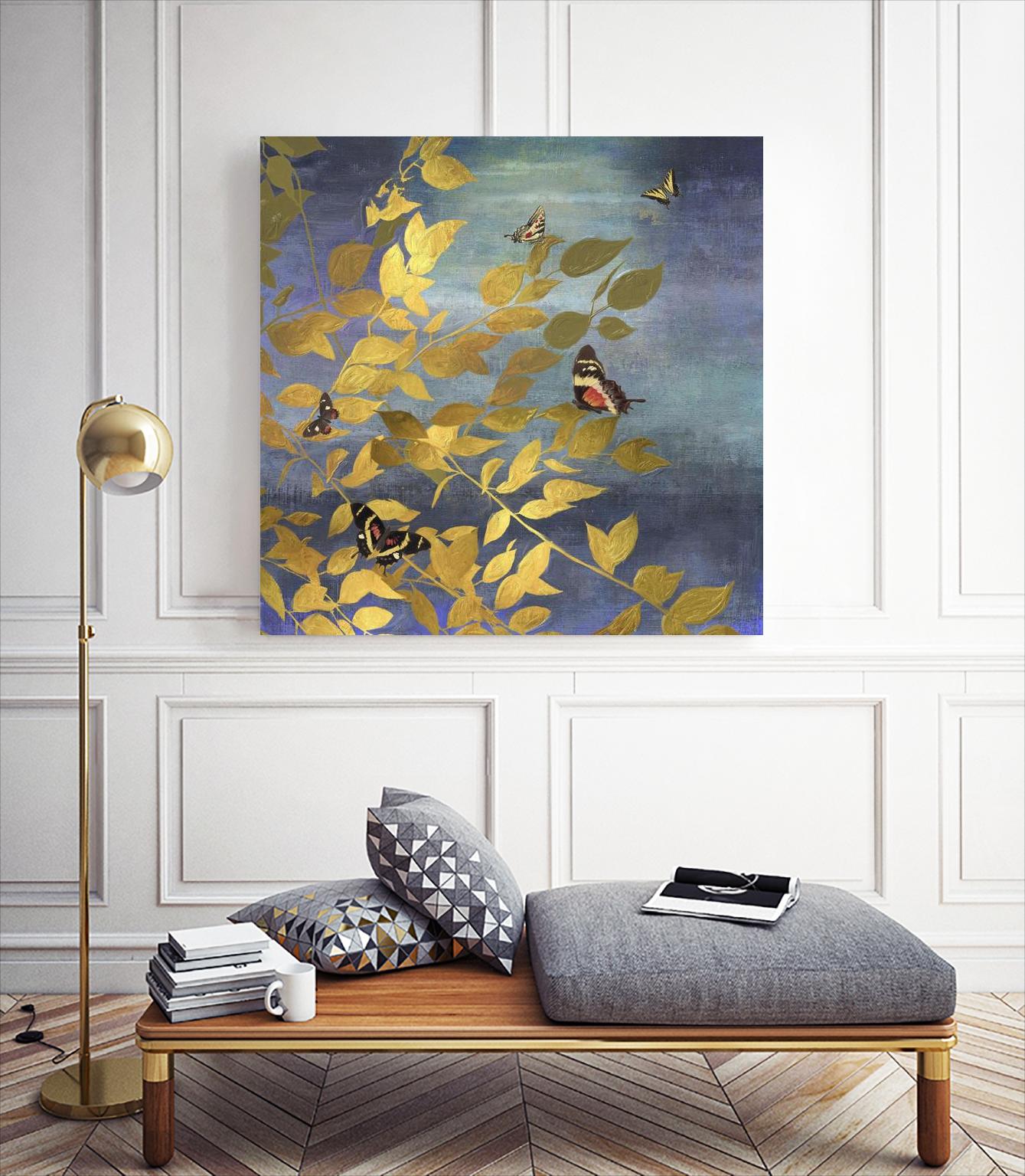 Meadow View by PI Studio on GIANT ART - yellow floral