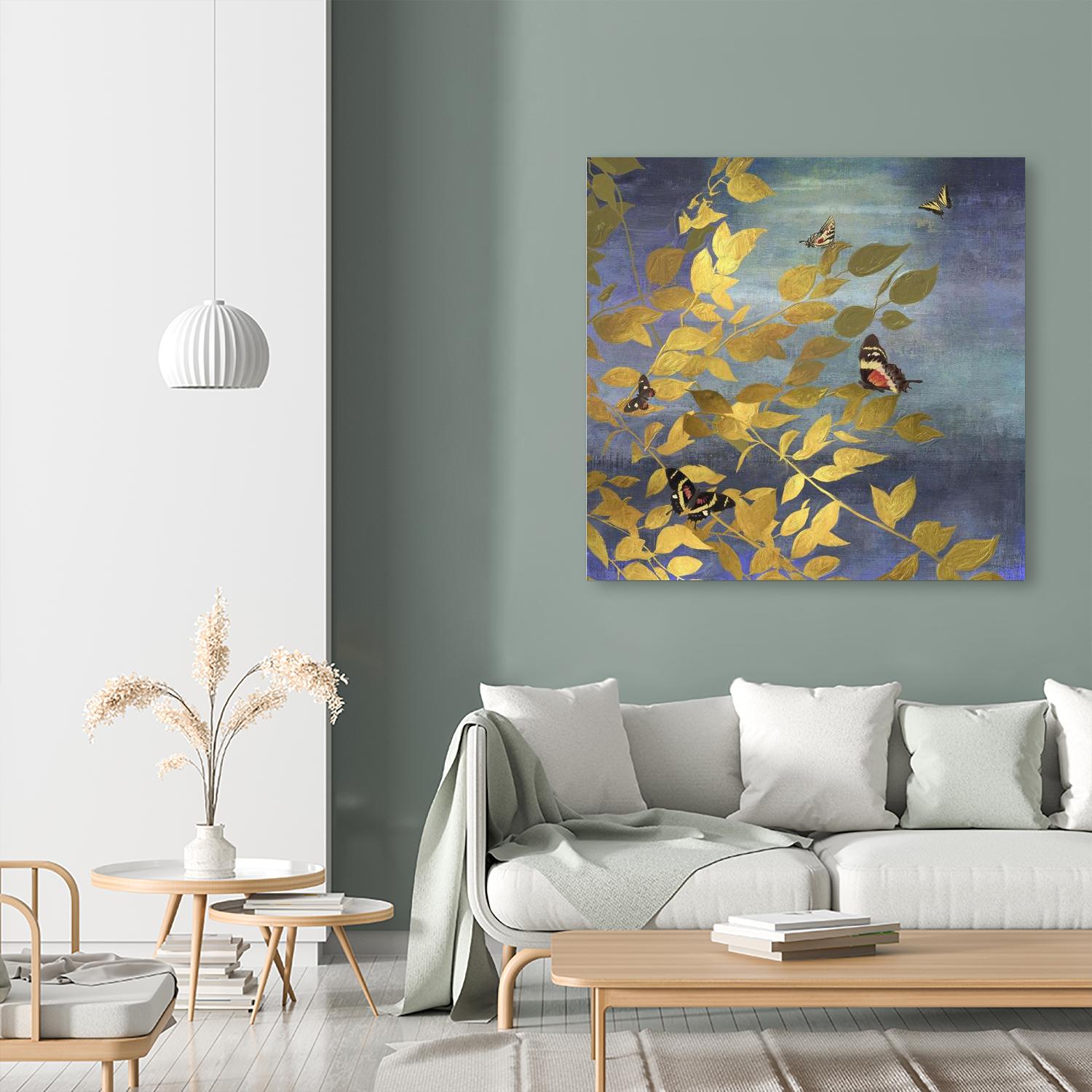 Meadow View by PI Studio on GIANT ART - yellow floral