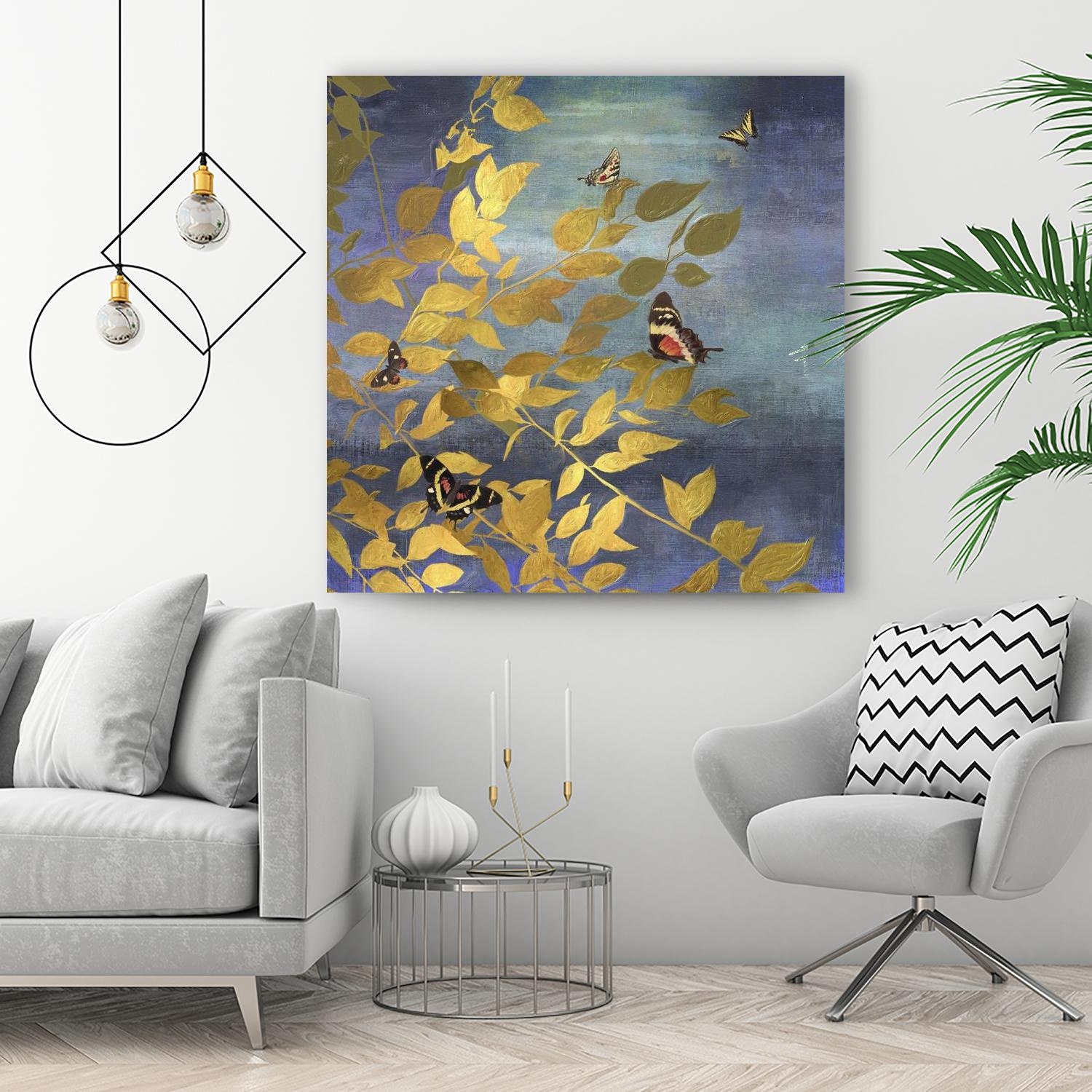 Meadow View by PI Studio on GIANT ART - yellow floral