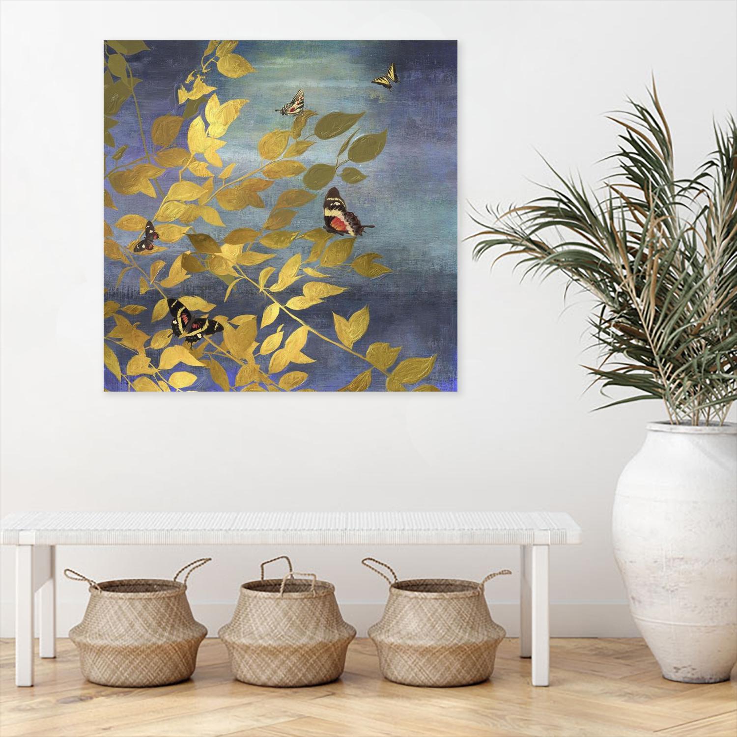Meadow View by PI Studio on GIANT ART - yellow floral