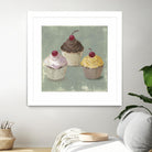 Cupcakes by PI Studio on GIANT ART - white fruit-food-drink