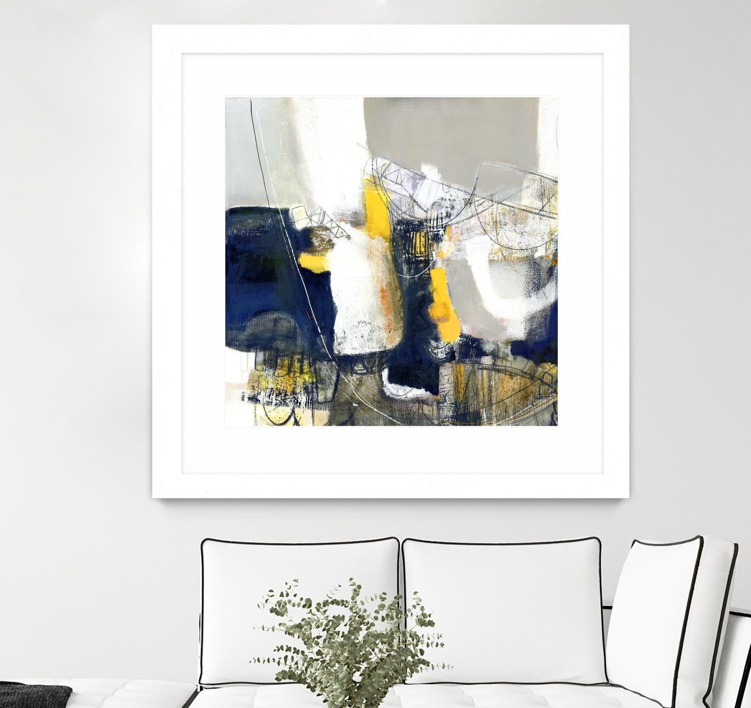 Round Trip II by PI Studio on GIANT ART - white abstract