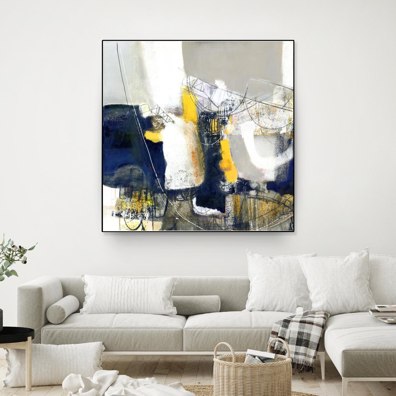 Round Trip II by PI Studio on GIANT ART - white abstract