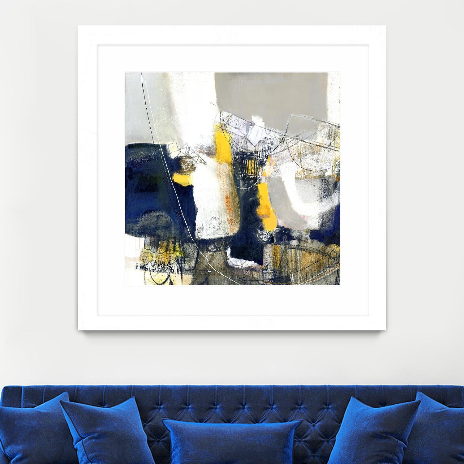 Round Trip II by PI Studio on GIANT ART - white abstract