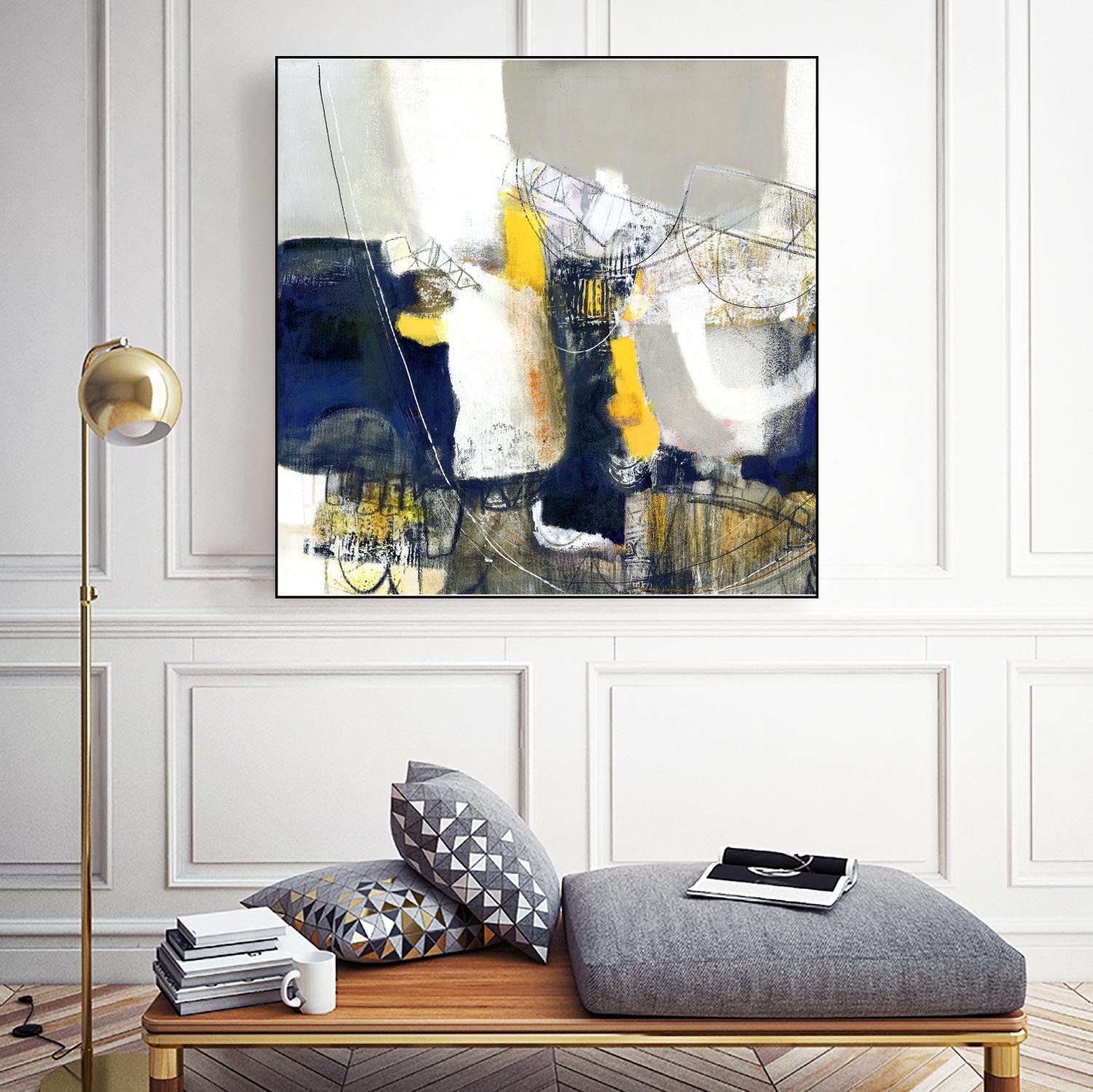 Round Trip II by PI Studio on GIANT ART - white abstract