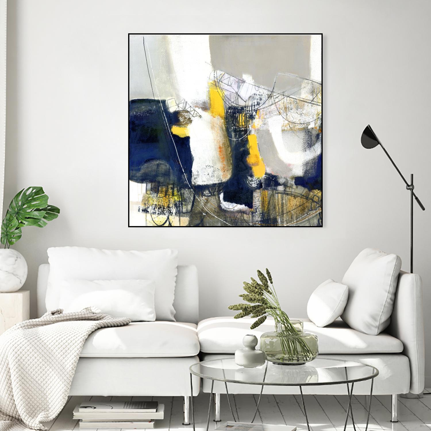 Round Trip II by PI Studio on GIANT ART - white abstract