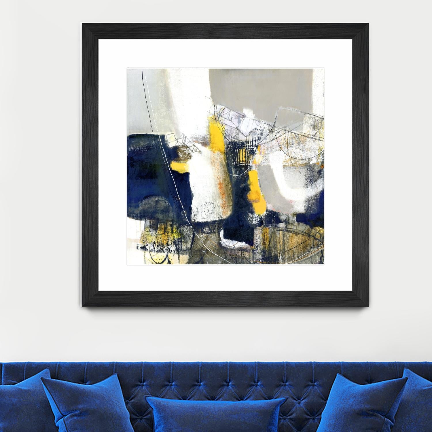 Round Trip II by PI Studio on GIANT ART - white abstract