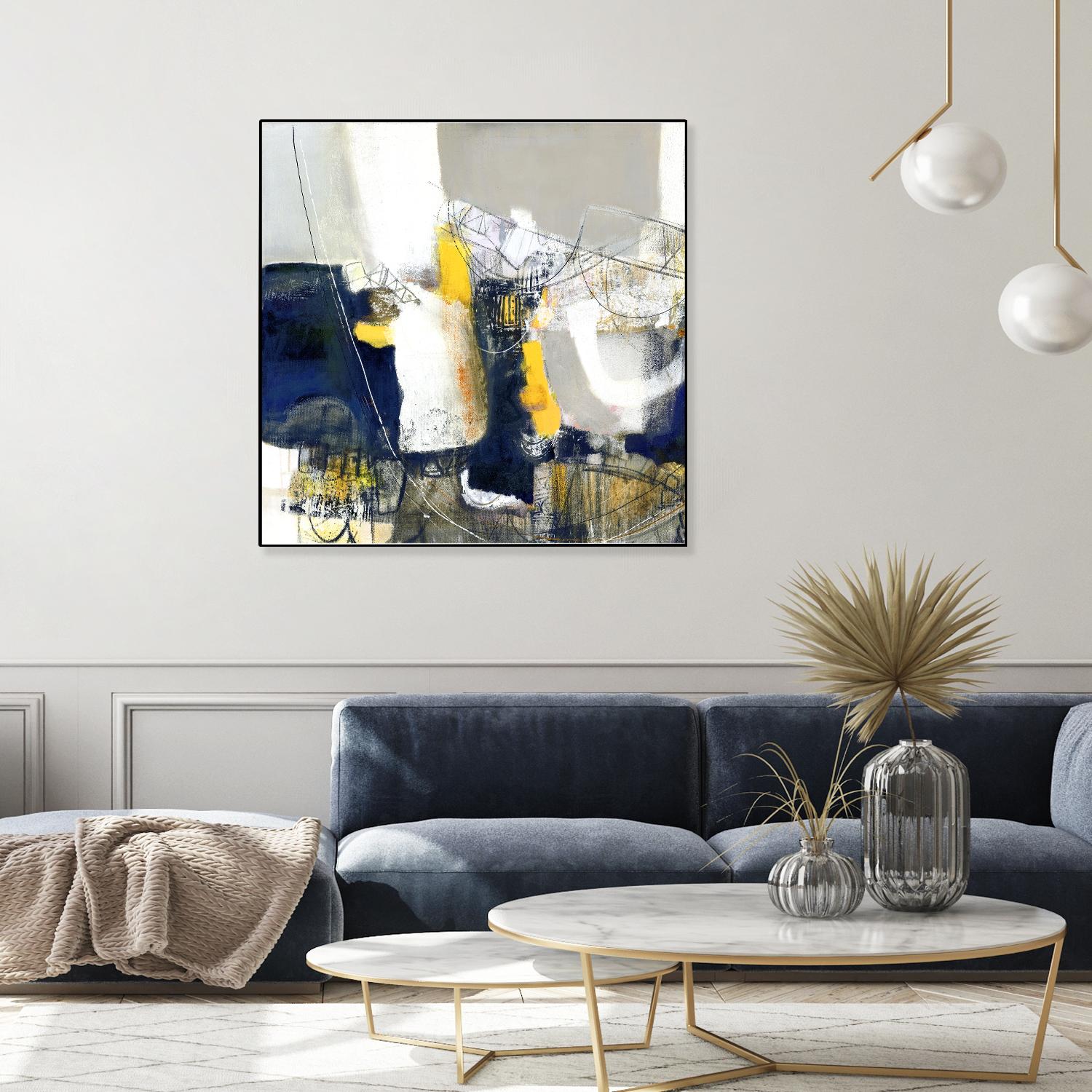 Round Trip II by PI Studio on GIANT ART - white abstract