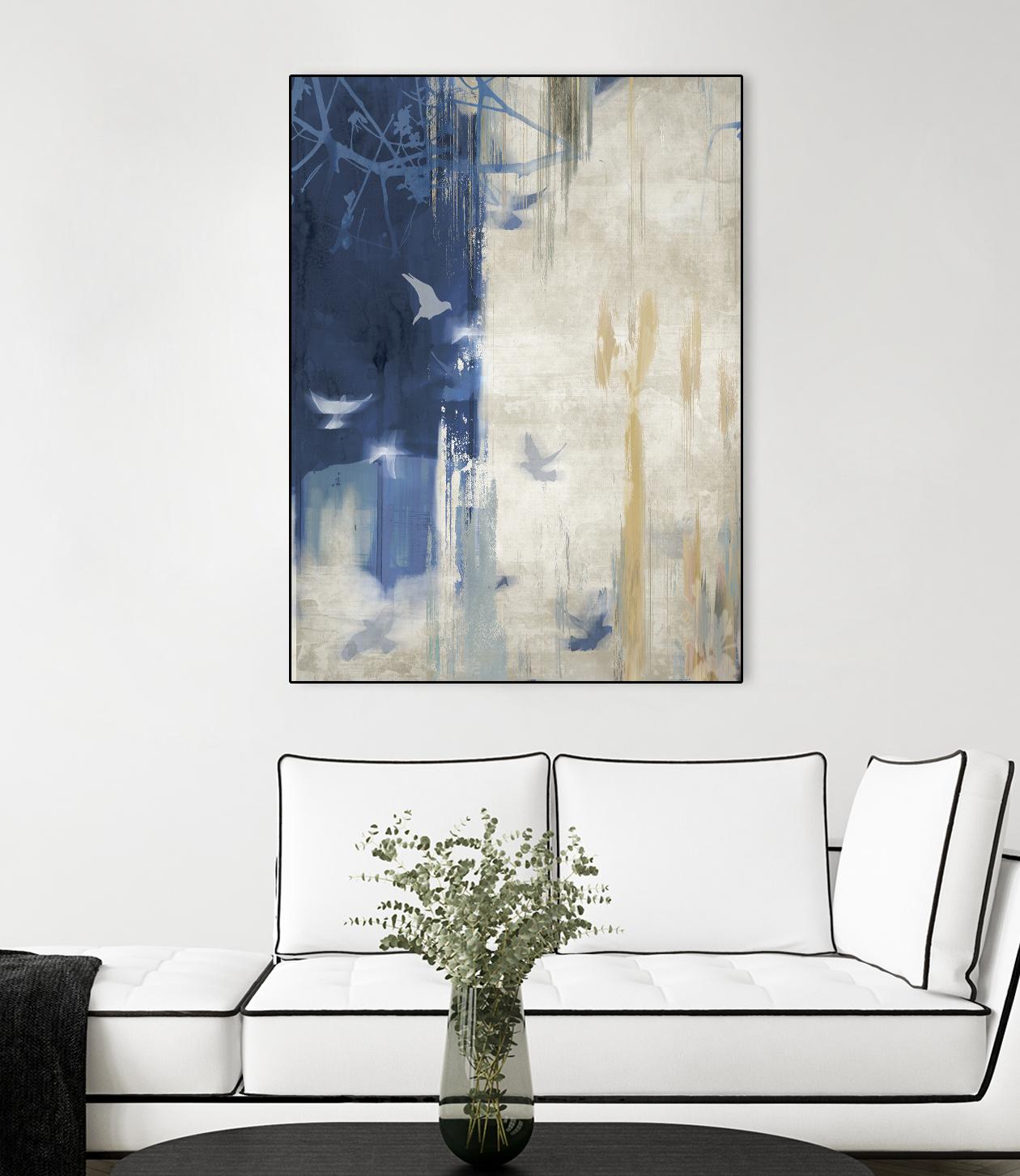 Unquiet Stone I by PI Studio on GIANT ART - white abstract