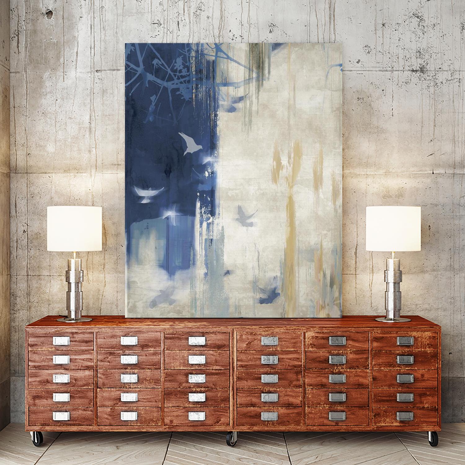 Unquiet Stone I by PI Studio on GIANT ART - white abstract